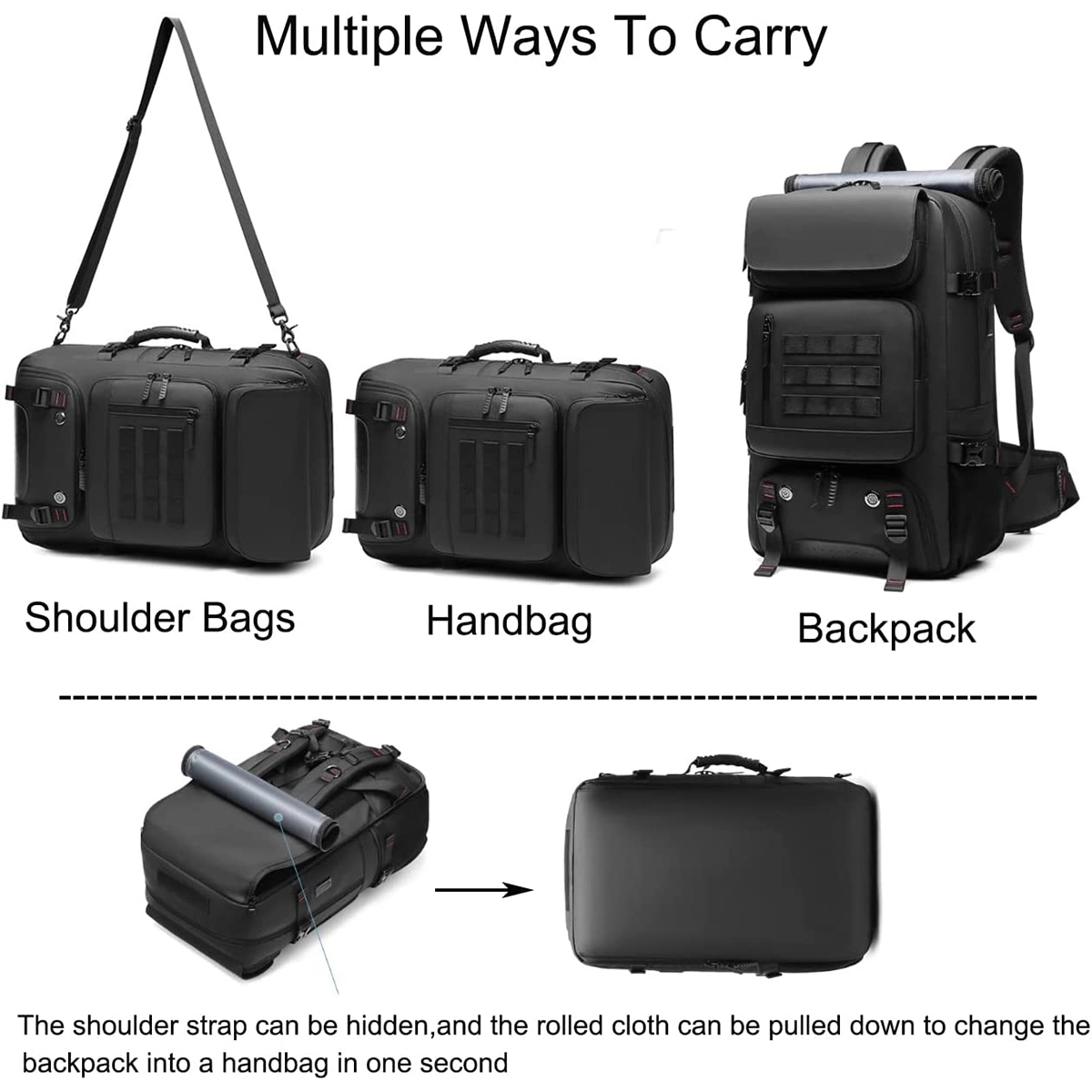 50L Laptop Travel Backpack 7