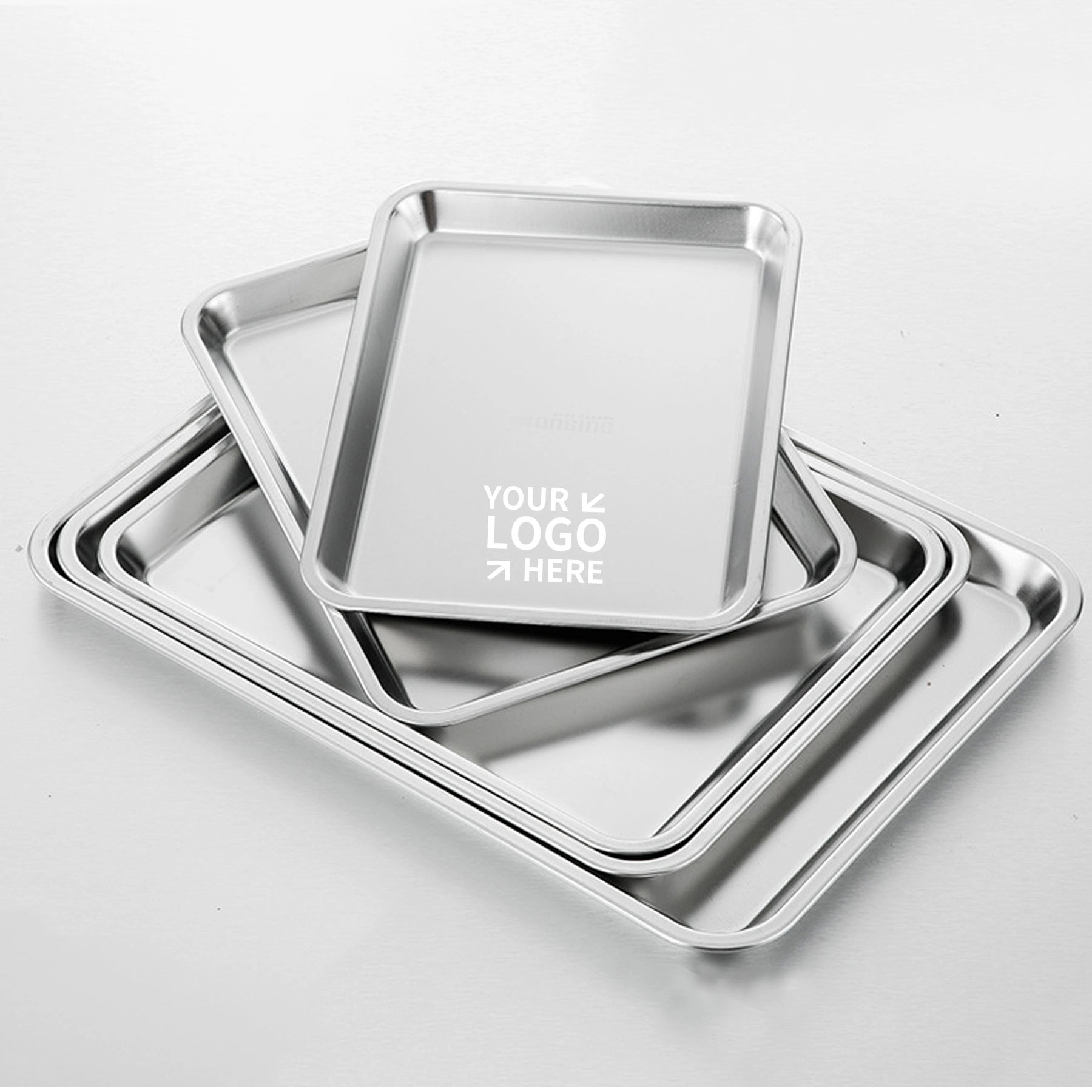 Baking Pans Cookie Half Sheet Cake Plates Tray 3