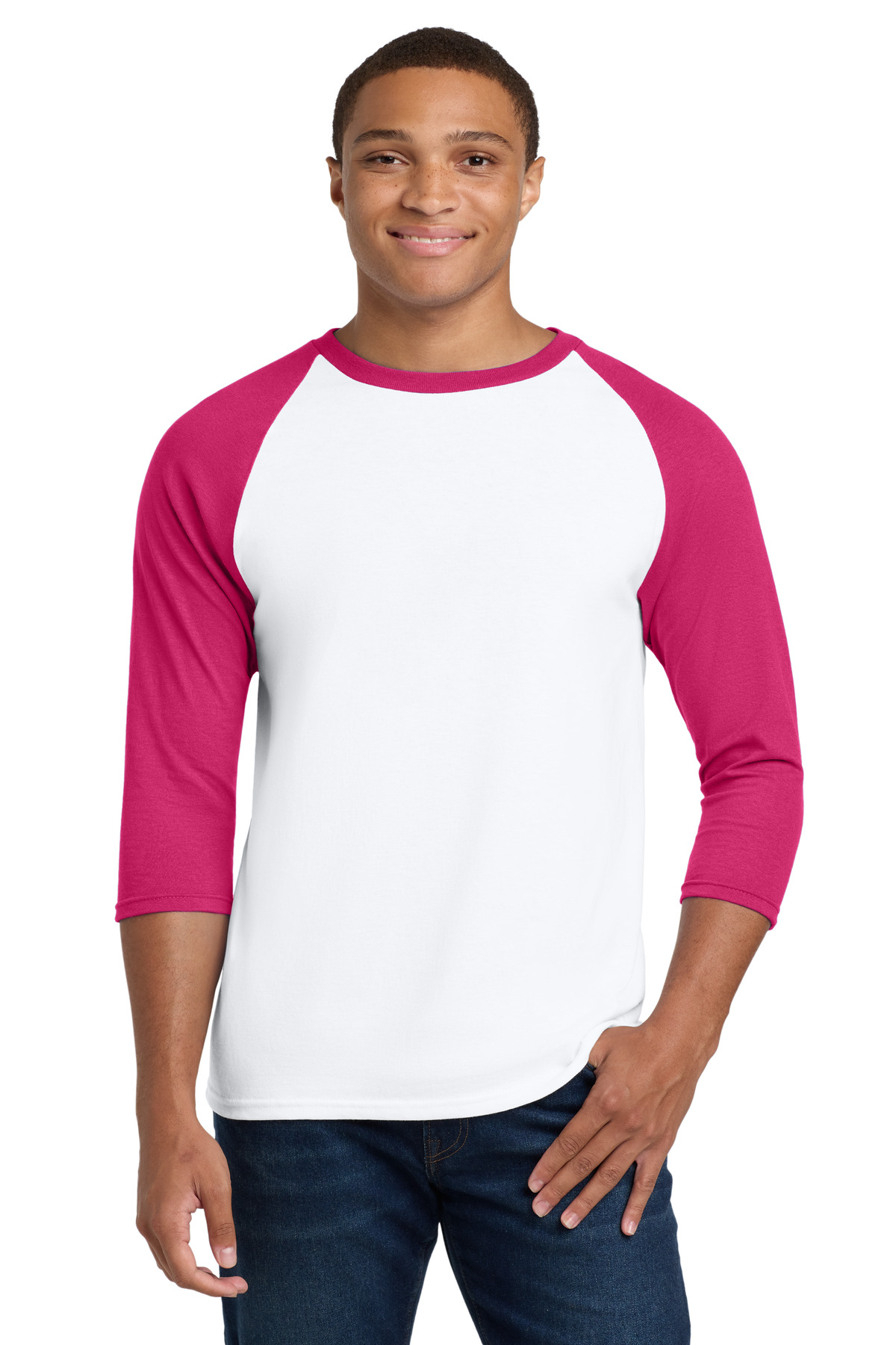 Gildan Heavy Cotton 3/4-Sleeve Raglan T-Shirt. 5700 63