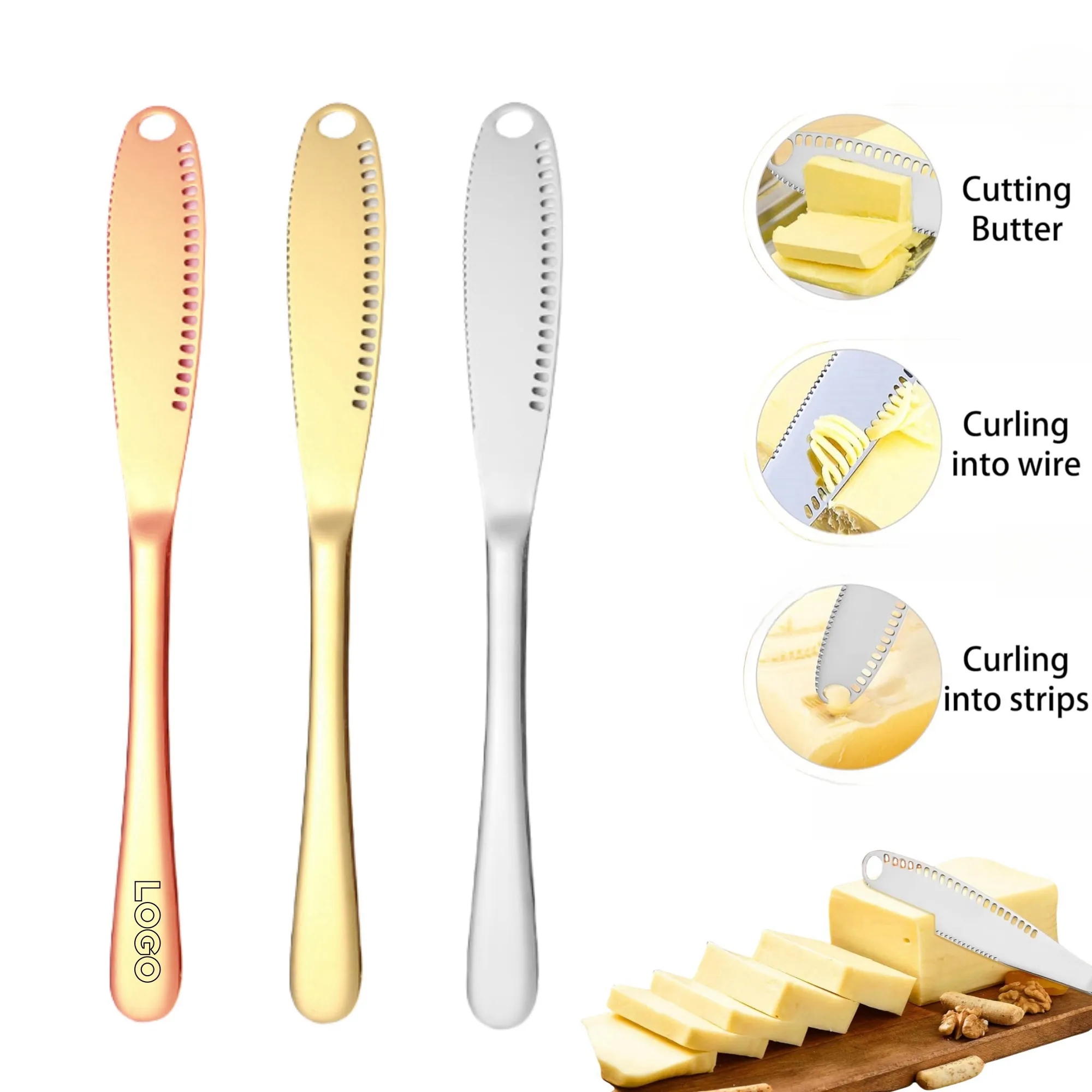 Stainless Steel Jam Cheese Butter Spreader Knife 2