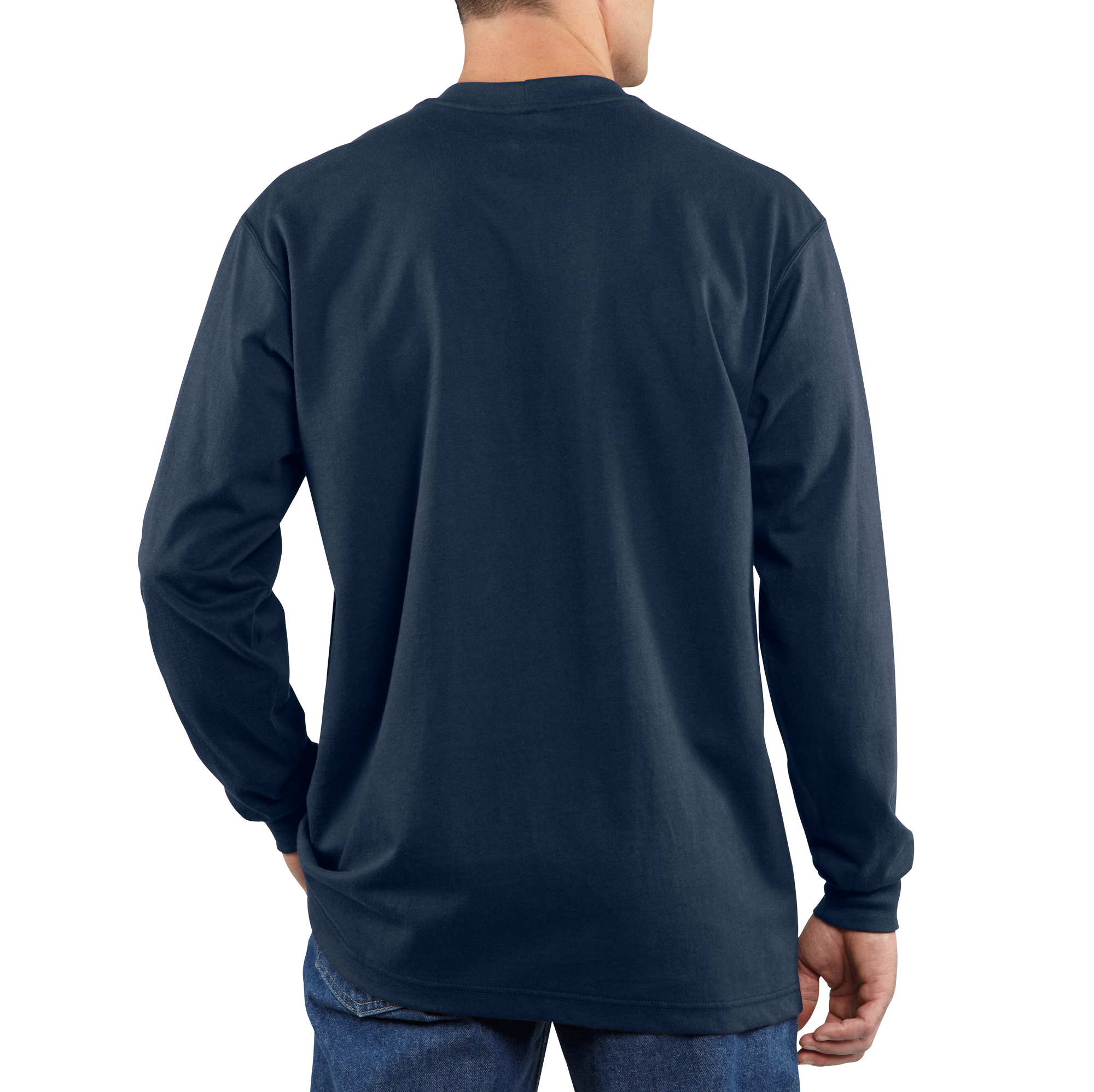 Carhartt 100235 Mens Flame Resistant Force Loose Fit Midweight Long-Sleeve Pocket T-Shirt 4