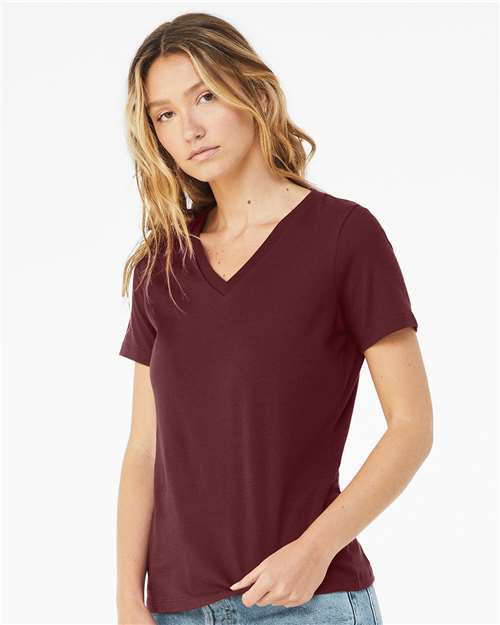 Women's Relaxed Jersey V-Neck Tee - 6405 90