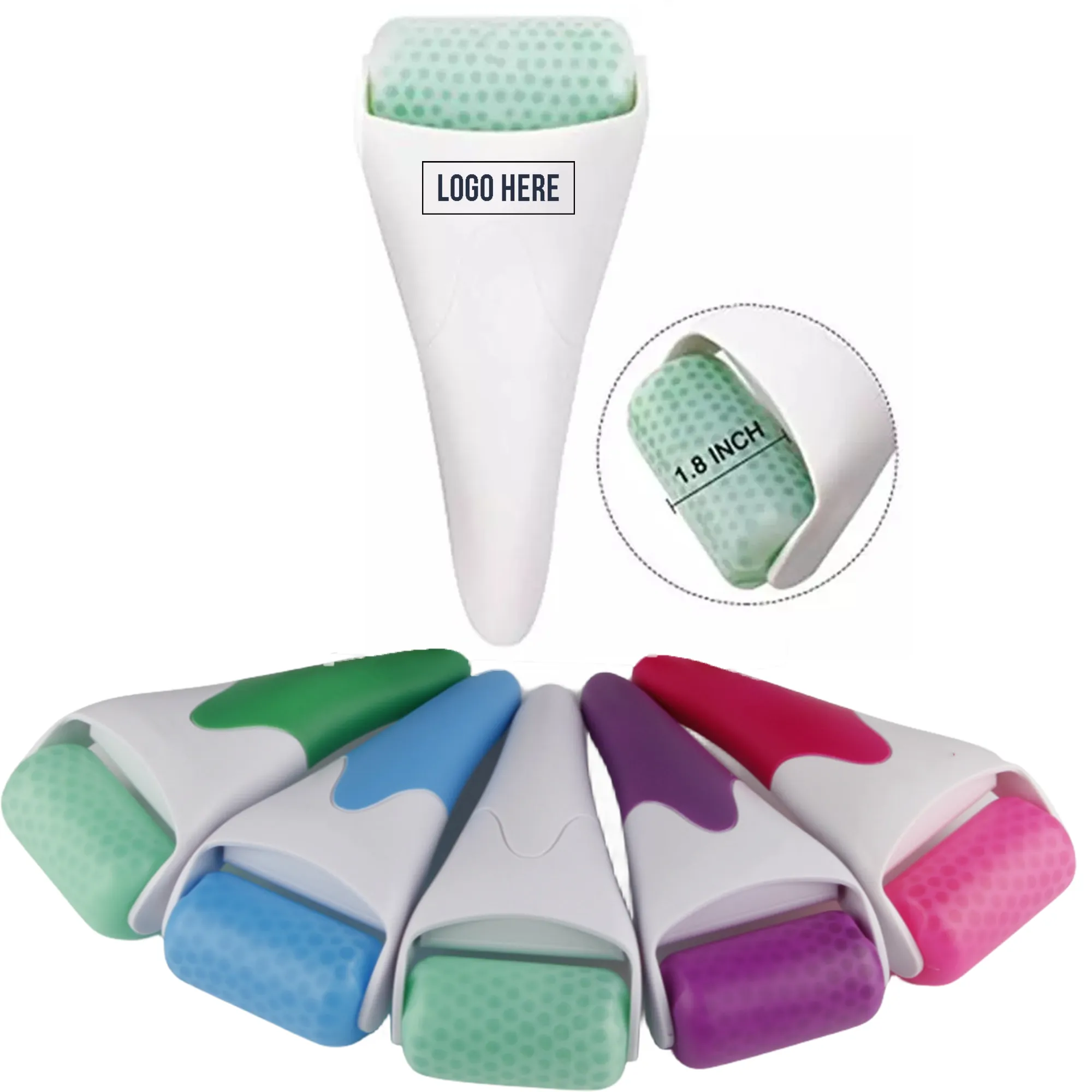 Facial Massage Ice Roller w/ Handle 2