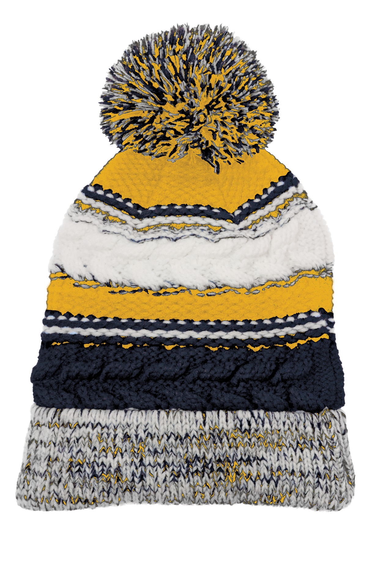 Sport-Tek Pom Pom Team Beanie. STC21 9