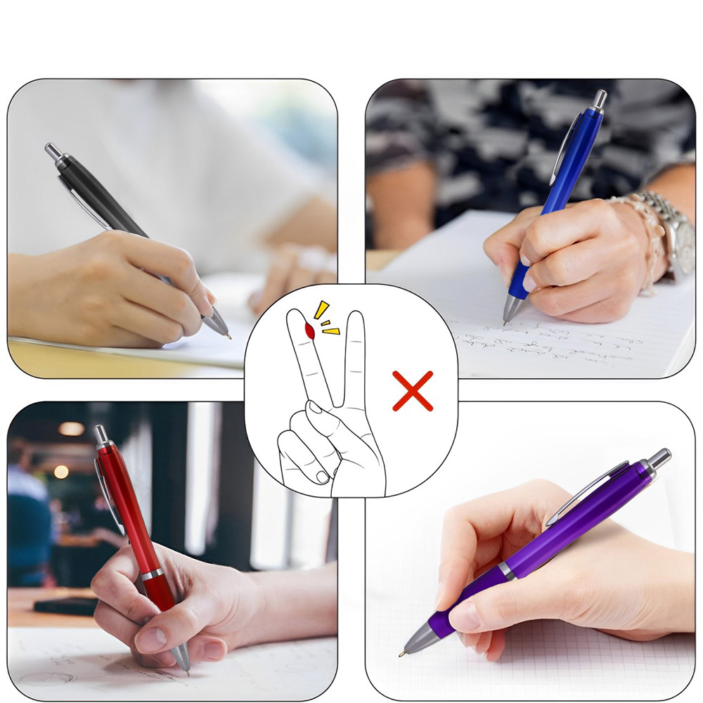 Click Action Plastic Satin Pen 9