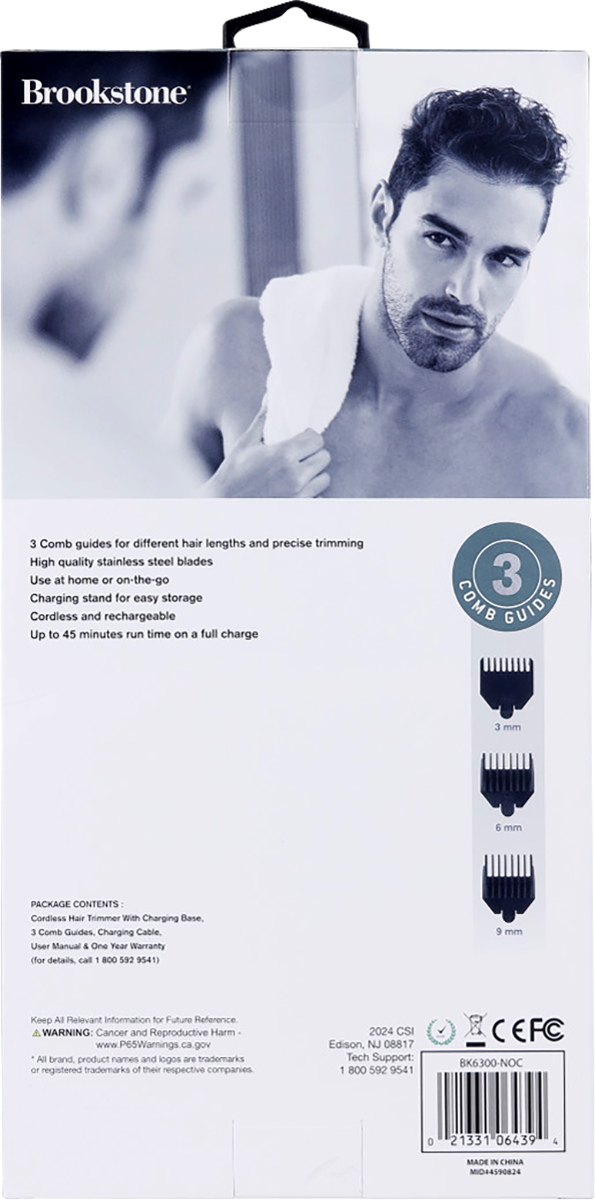 Brookstone® Cordless Hair Trimmer 14