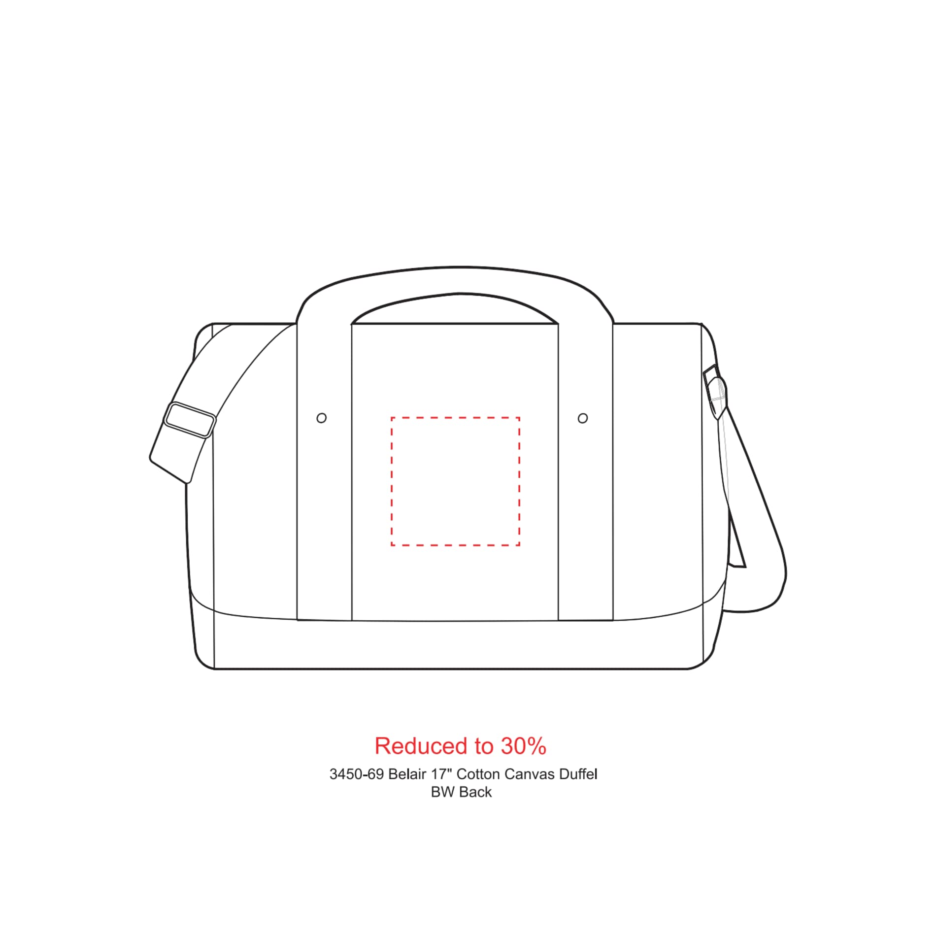Belair 17" Cotton Canvas Duffel 2