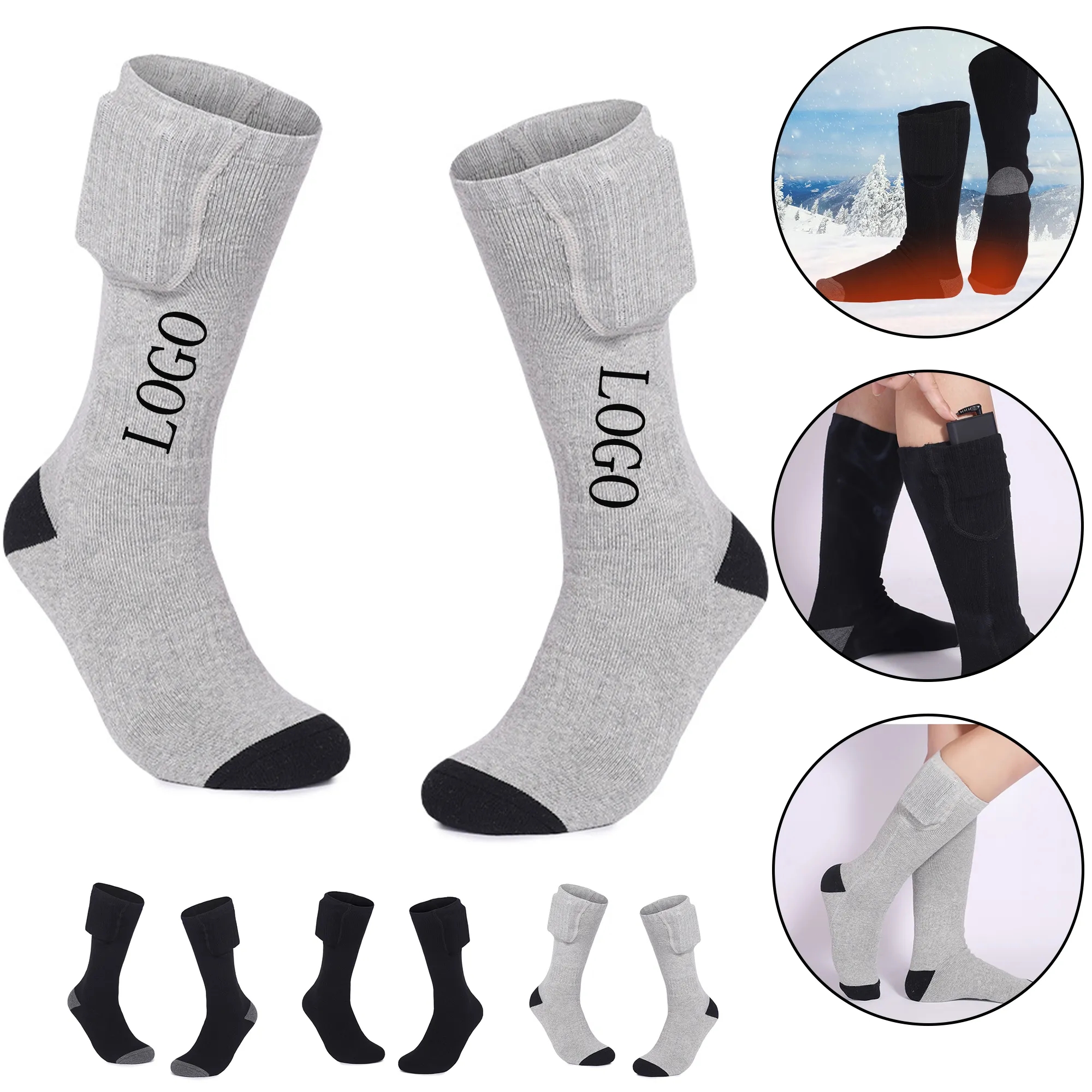 Outdoor Rechargeable Heated Socks 2