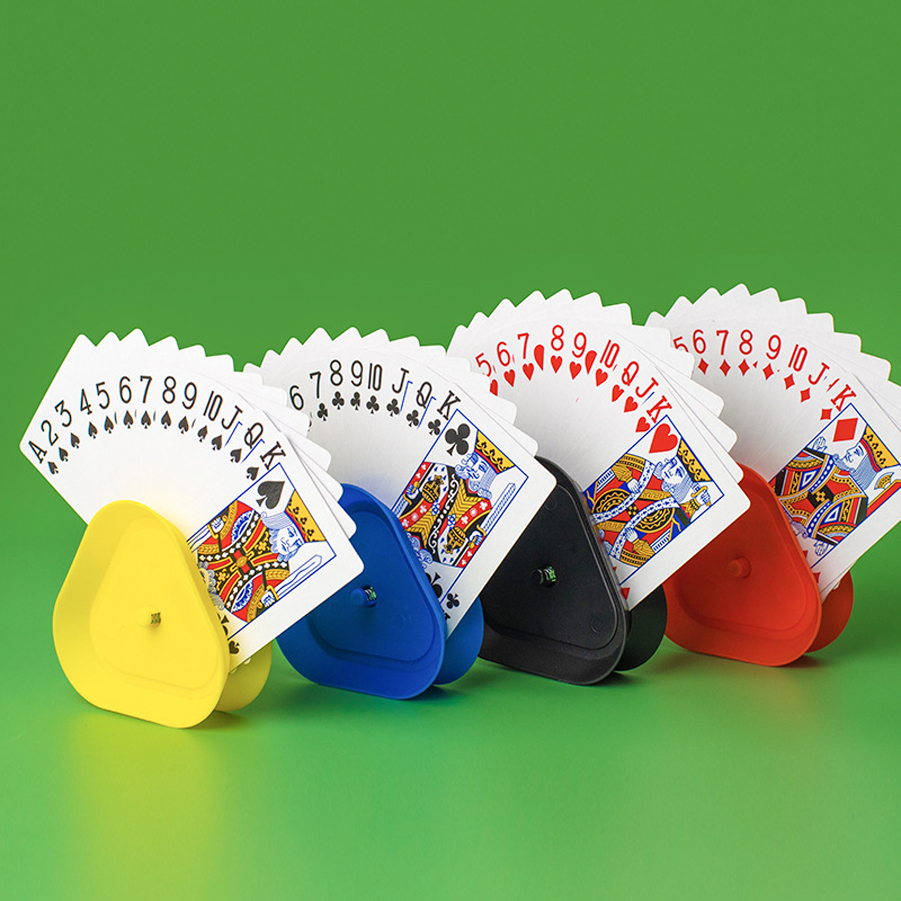 Card Game Holders - 4 Pack, promotional clip with logo imprint 1
