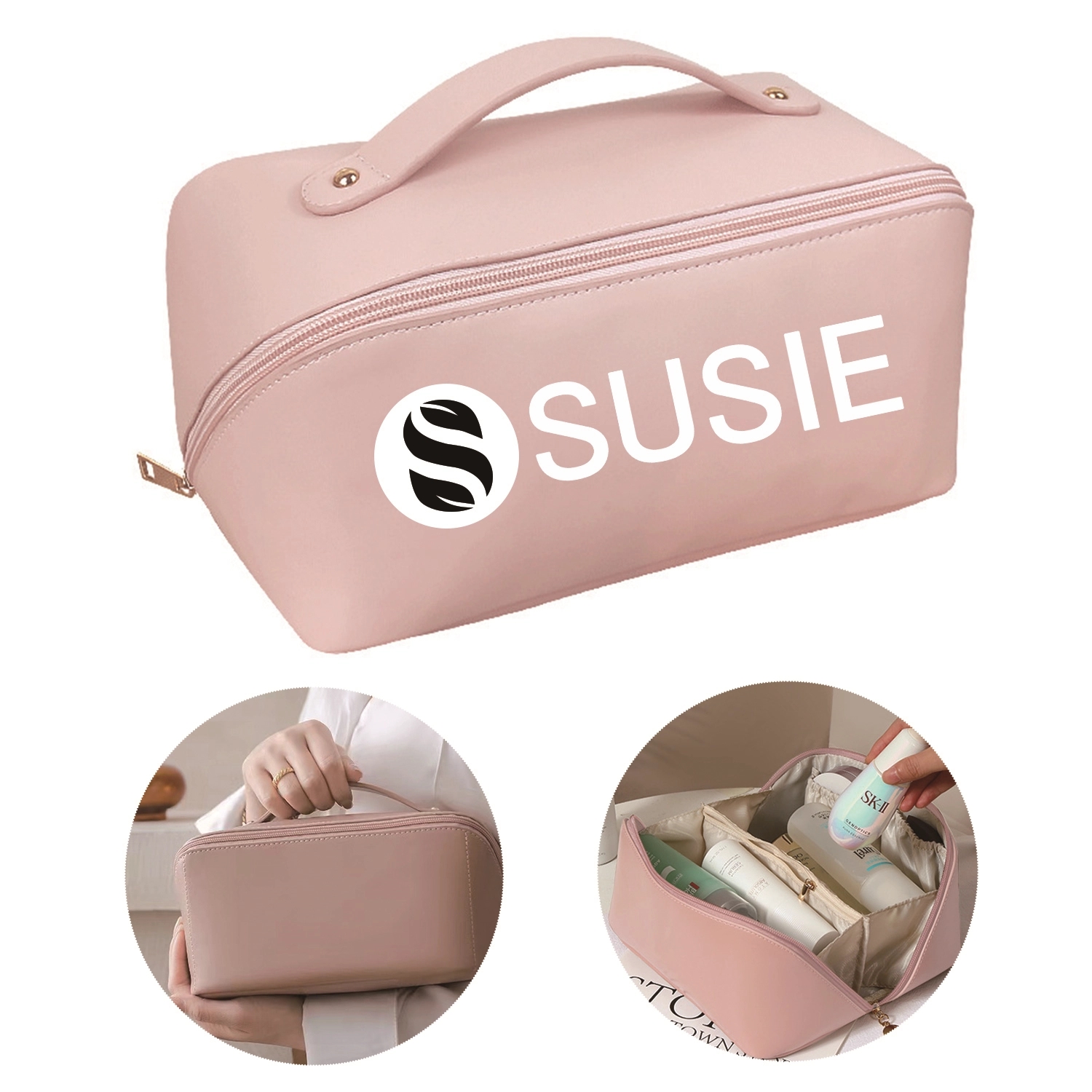 Large Capacity Travel Cosmetic Bag 1