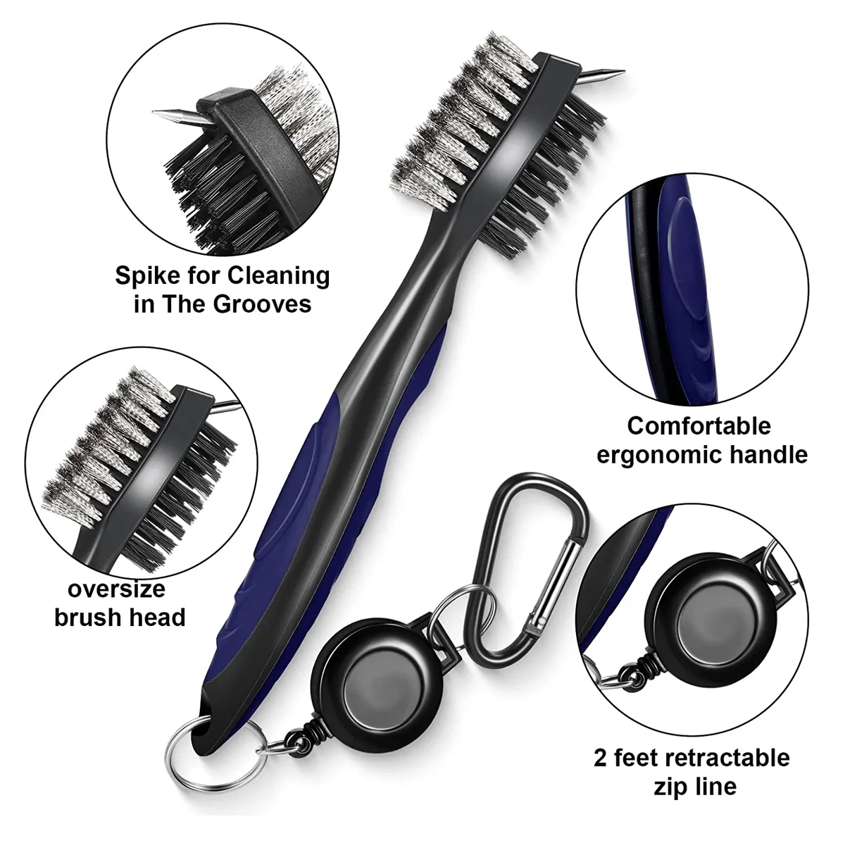 Golf Club Brush Groove Cleaner 3