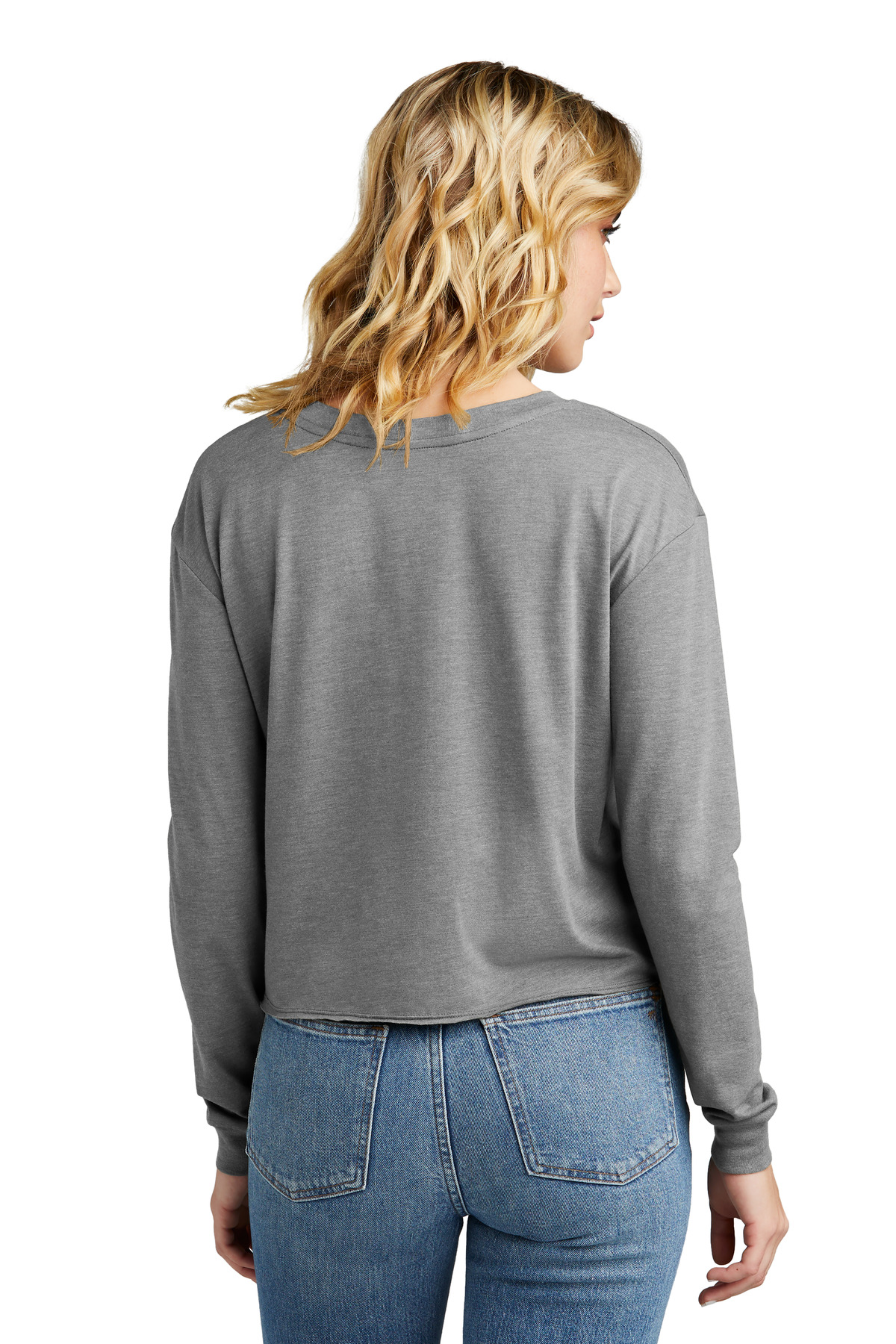District Women's Perfect Tri Midi Long Sleeve Tee DT141 34