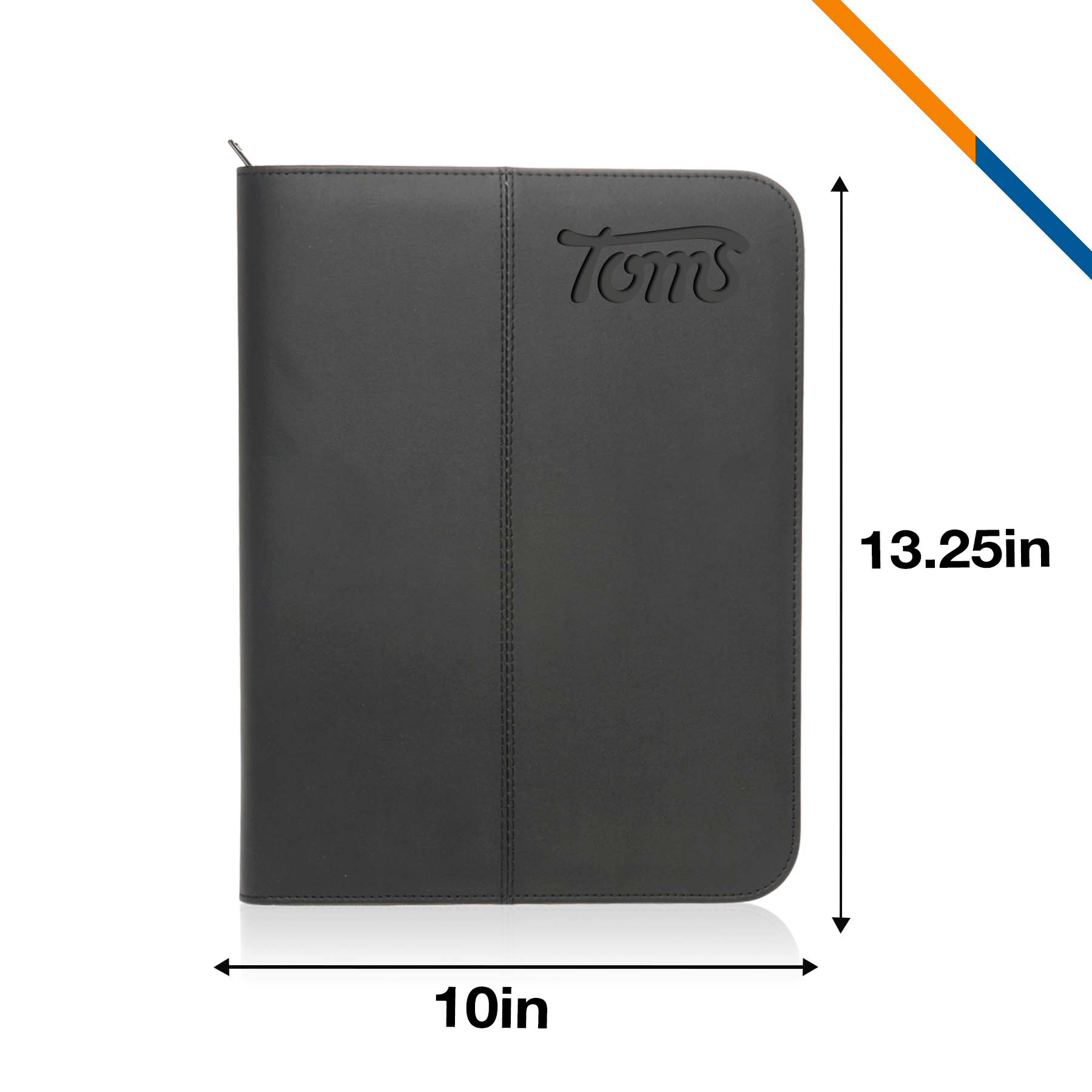 Leon Zippered Leatherette Portfolios 2