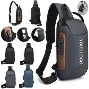 Anti-theft USB Shoulder Backpack 2