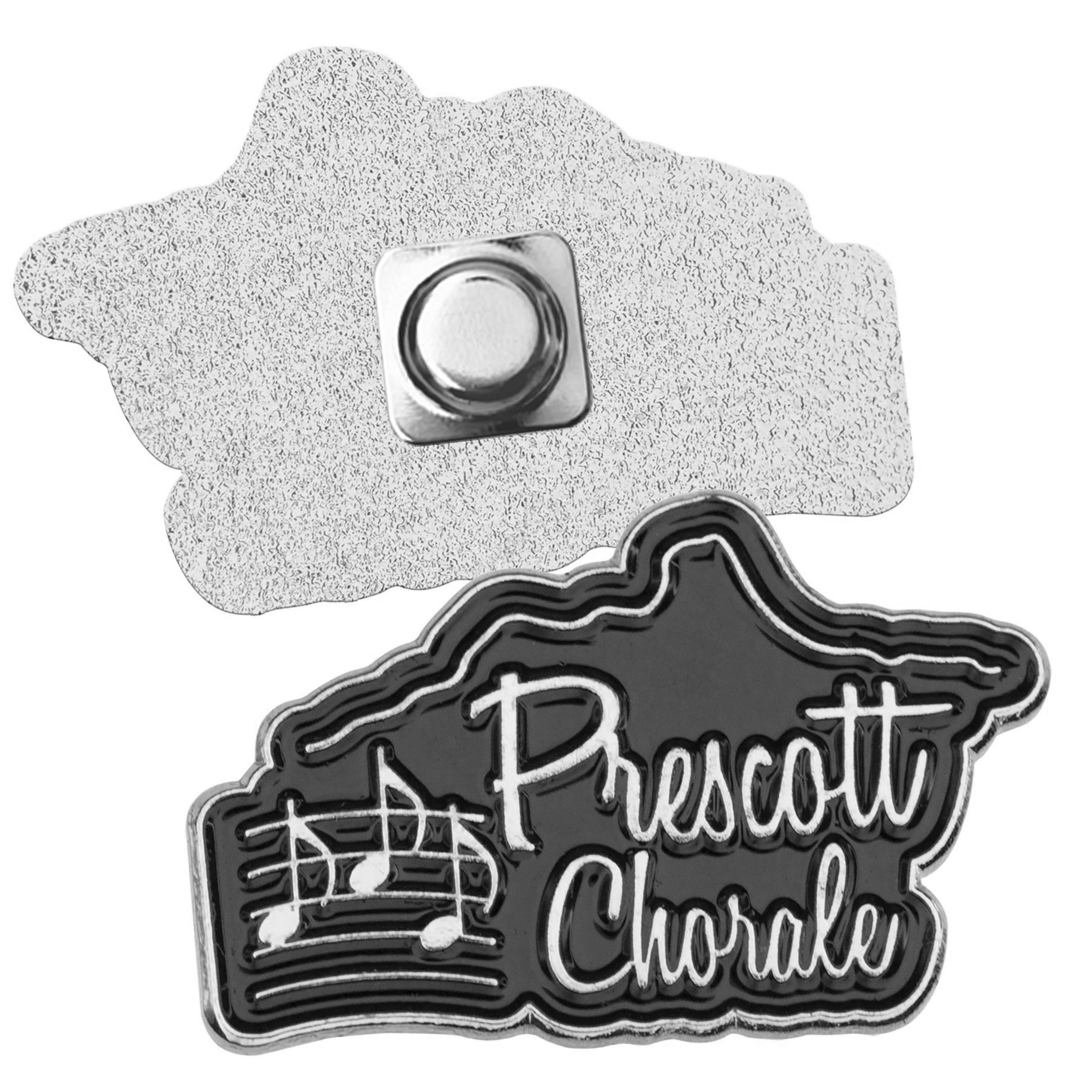 Lapel Pin Die Struck Soft Enamel w/ Magnet Backing (3/4")