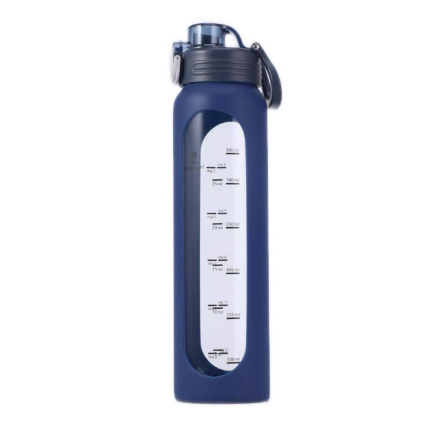 34oz Silicone Sleeve Glass Water Bottle w/ Handle 5