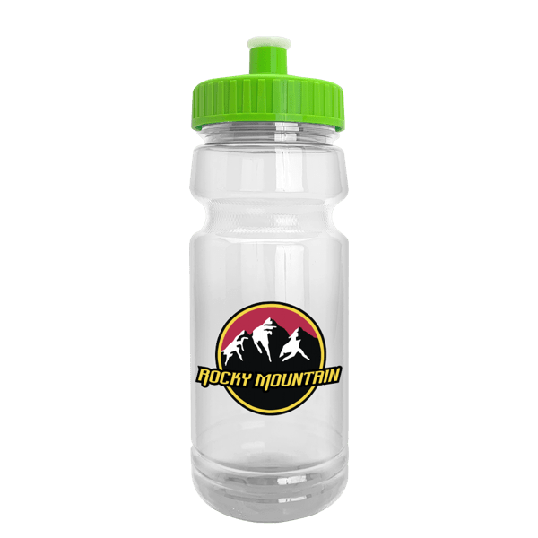 Wheely 24oz Transparent Bike Bottle w/Push-Pull Lid 51