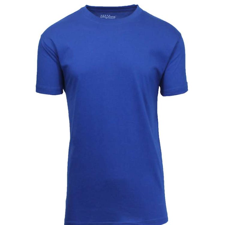 Men's Crew Neck Tees - Royal Small 1