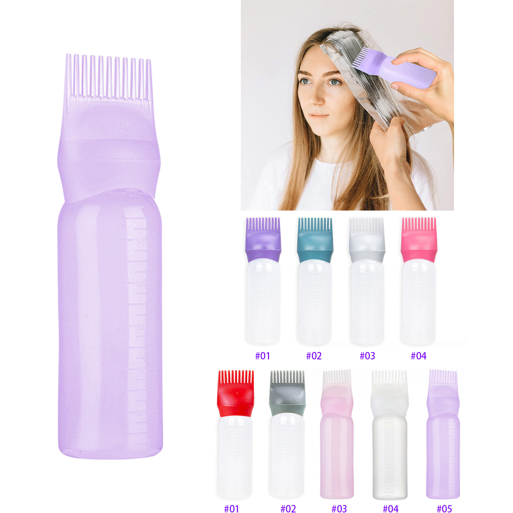 Hair Dye Applicator Bottle