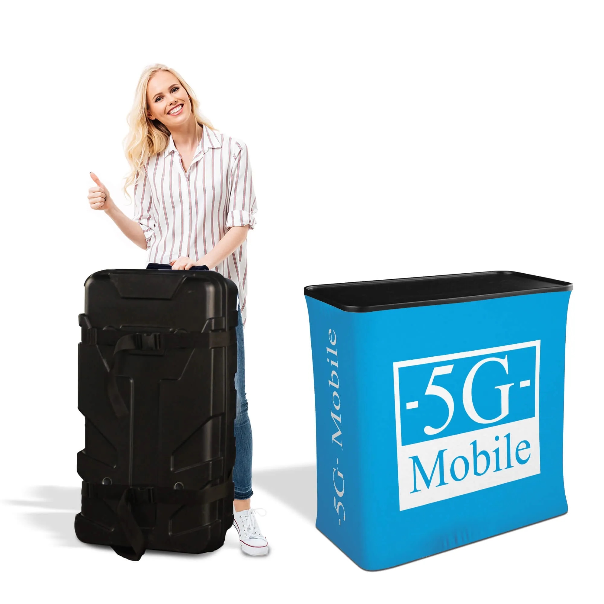 20ft Fastzip™ Trade Show Booth Value Package 4