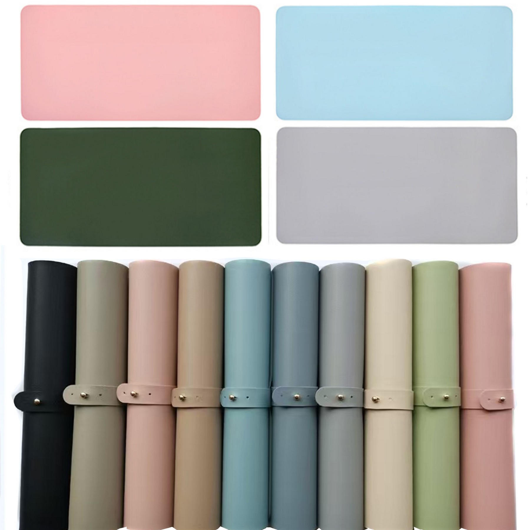 Double-Sided Leather Non-Slip Mouse Pad 3