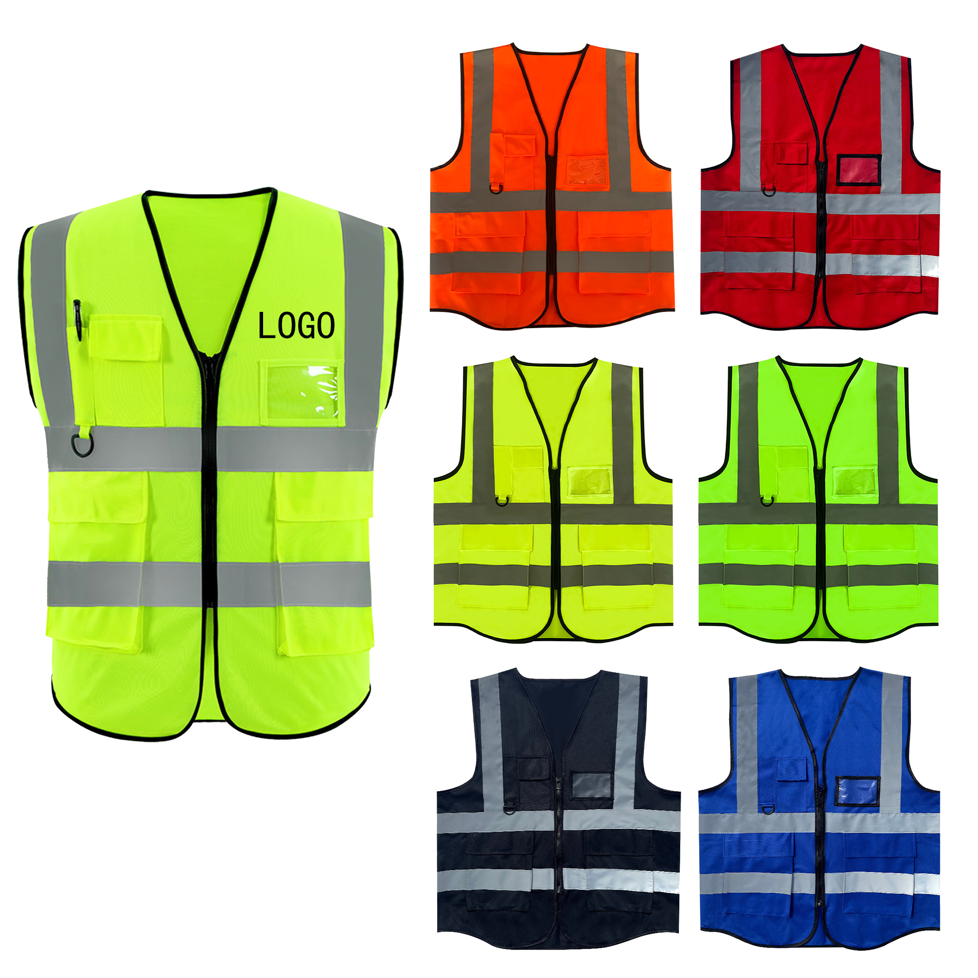 Comfortable Safety High Visibility Reflective Vest 2