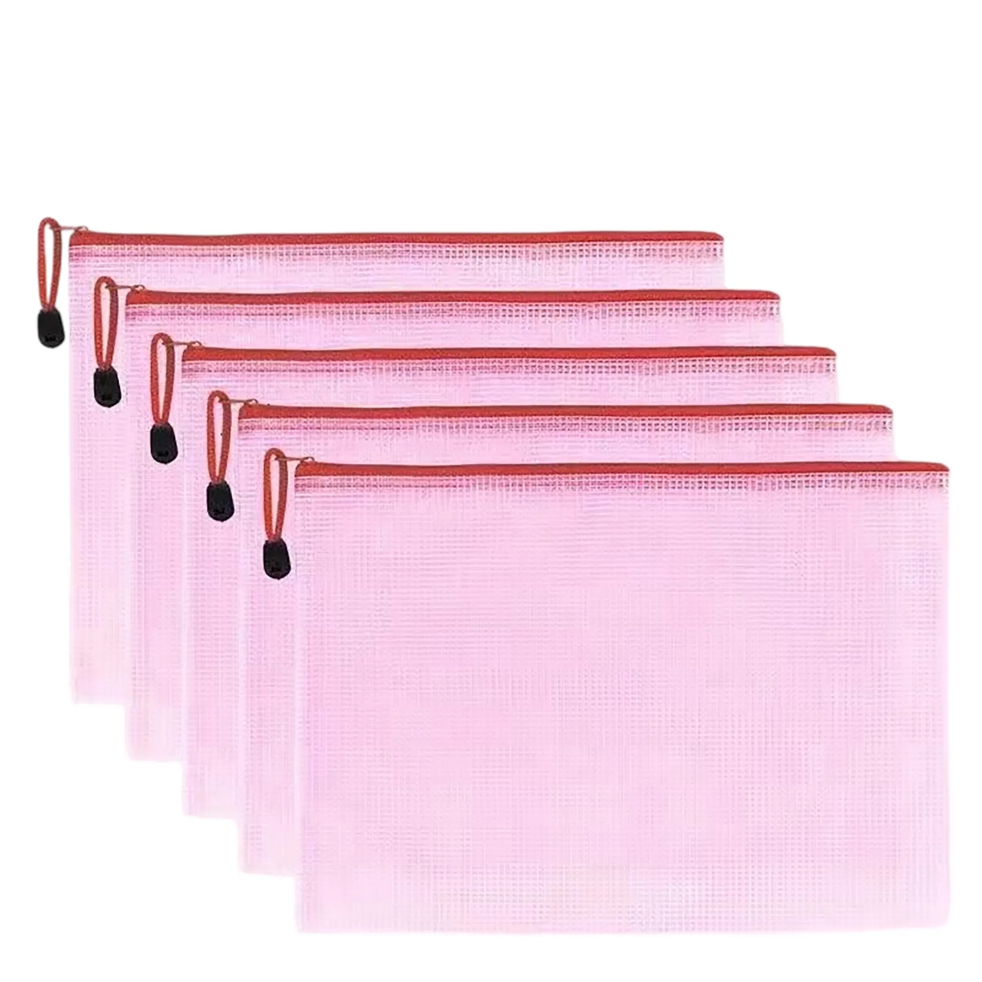 A4 Waterproof Grid Zipper File Bags for Documents and More 3
