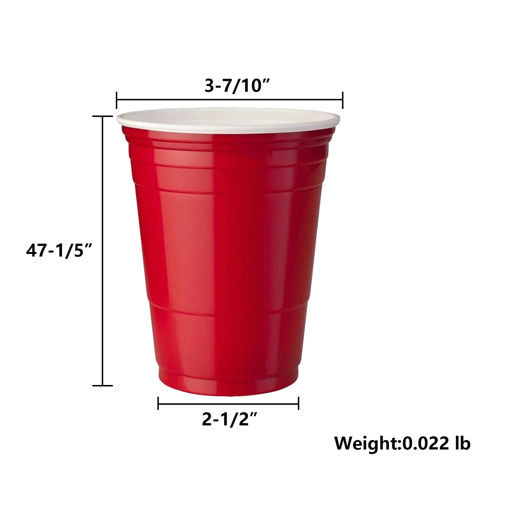 Plastic Party Cups 12oz 5