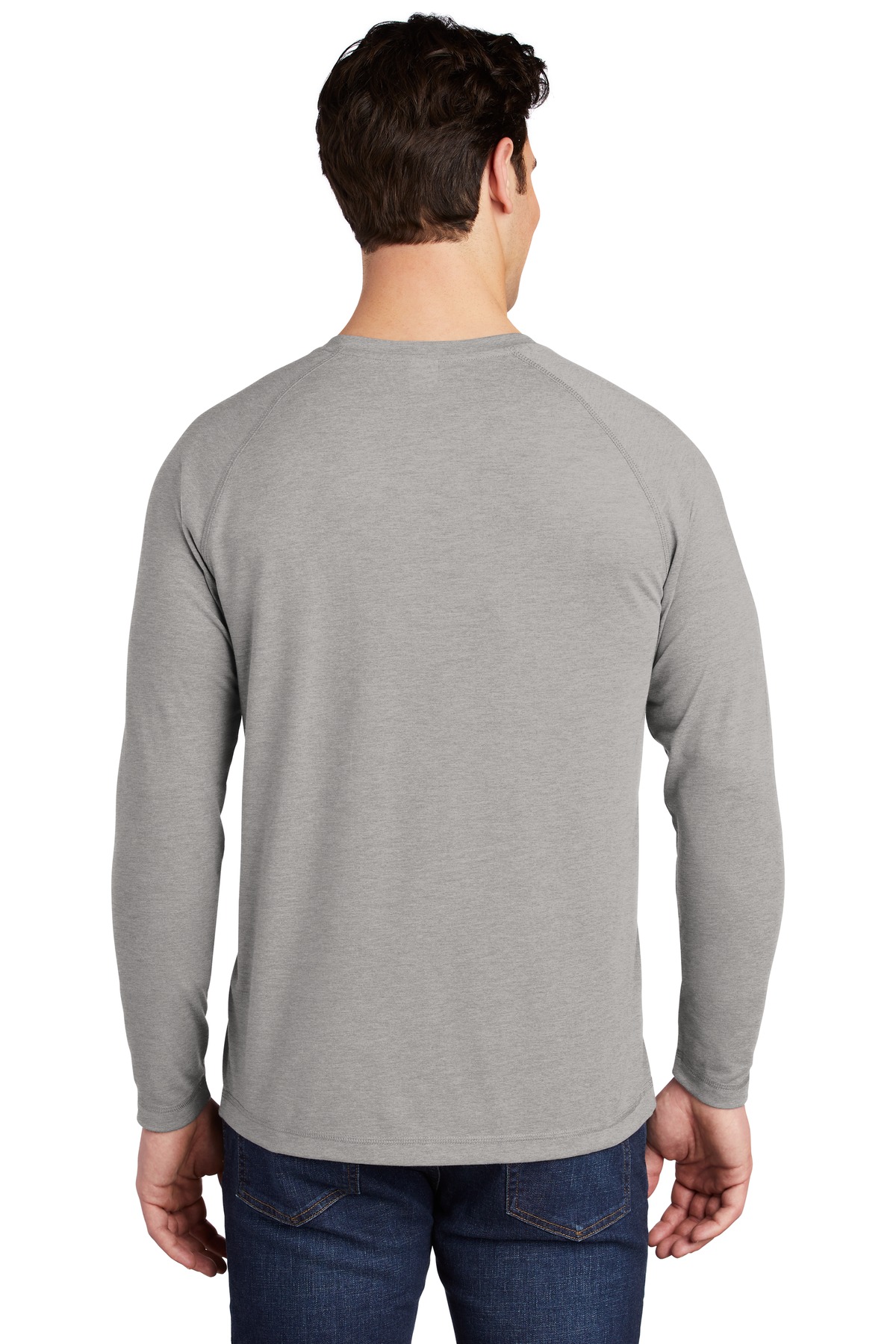 Sport-Tek® PosiCharge Long Sleeve Tri-Blend Wicking Raglan Tee 62