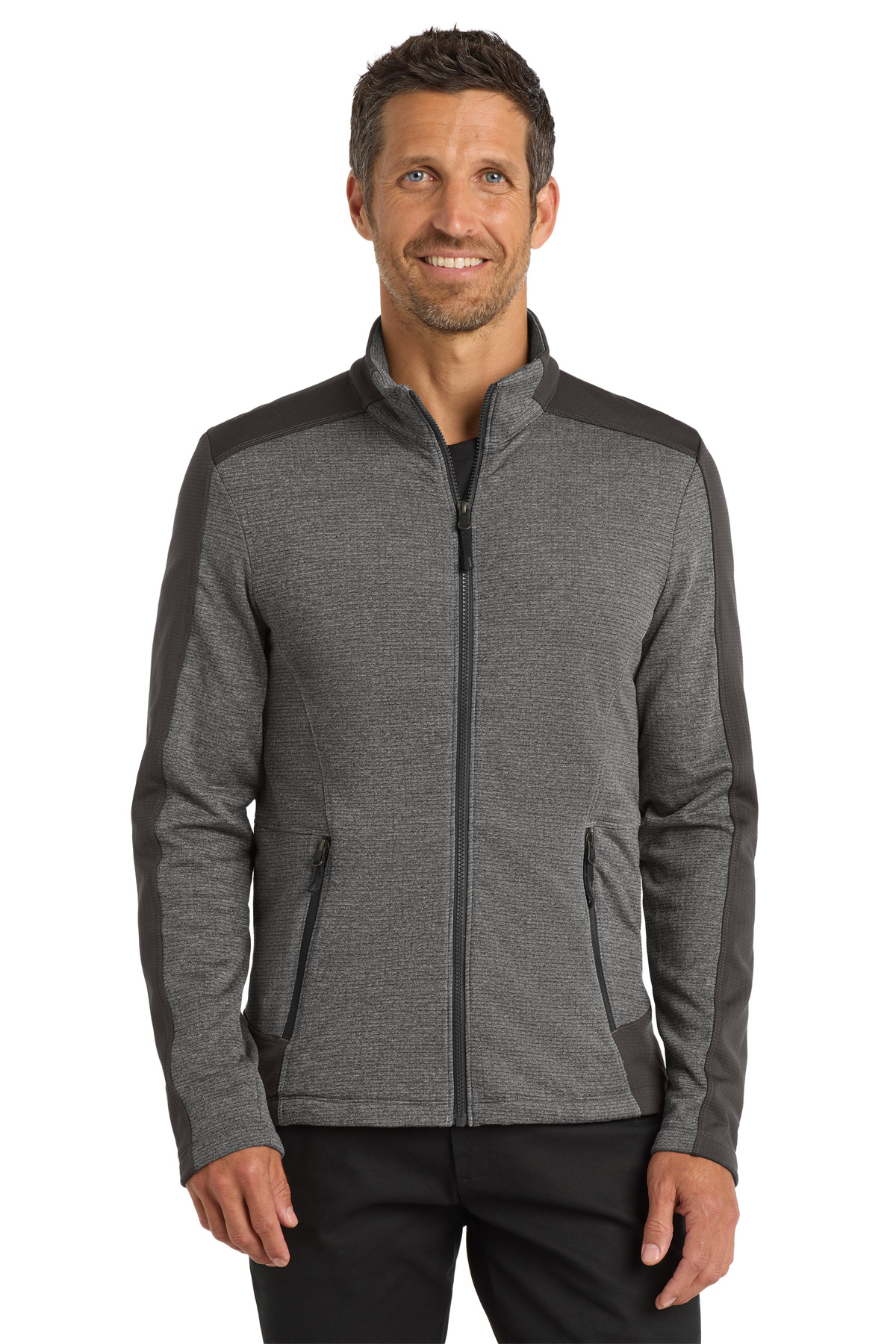 Port Authority Grid Fleece Jacket. F239 9