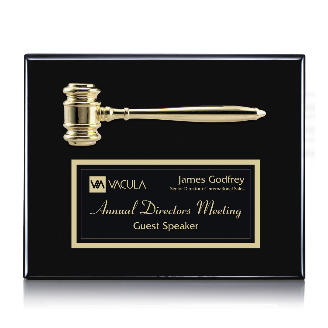 Gavel Plaque 4