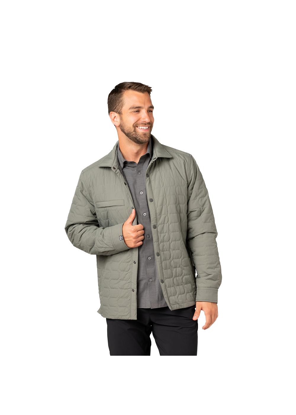 Storm Creek Men's Artisan 100 GSM Insulated Quilted Shirt Jacket 46