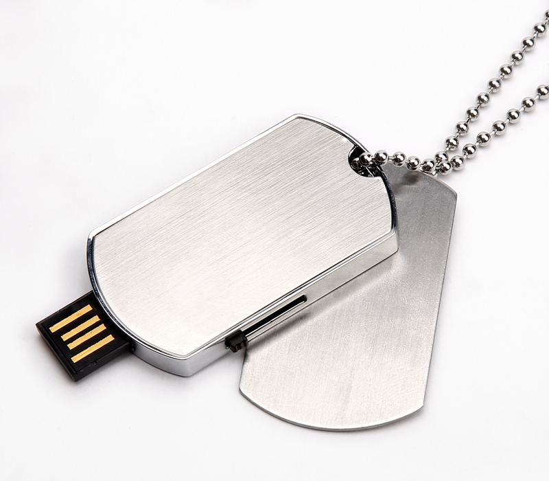 Dog Tag USB Flash Drive, 512MB 2