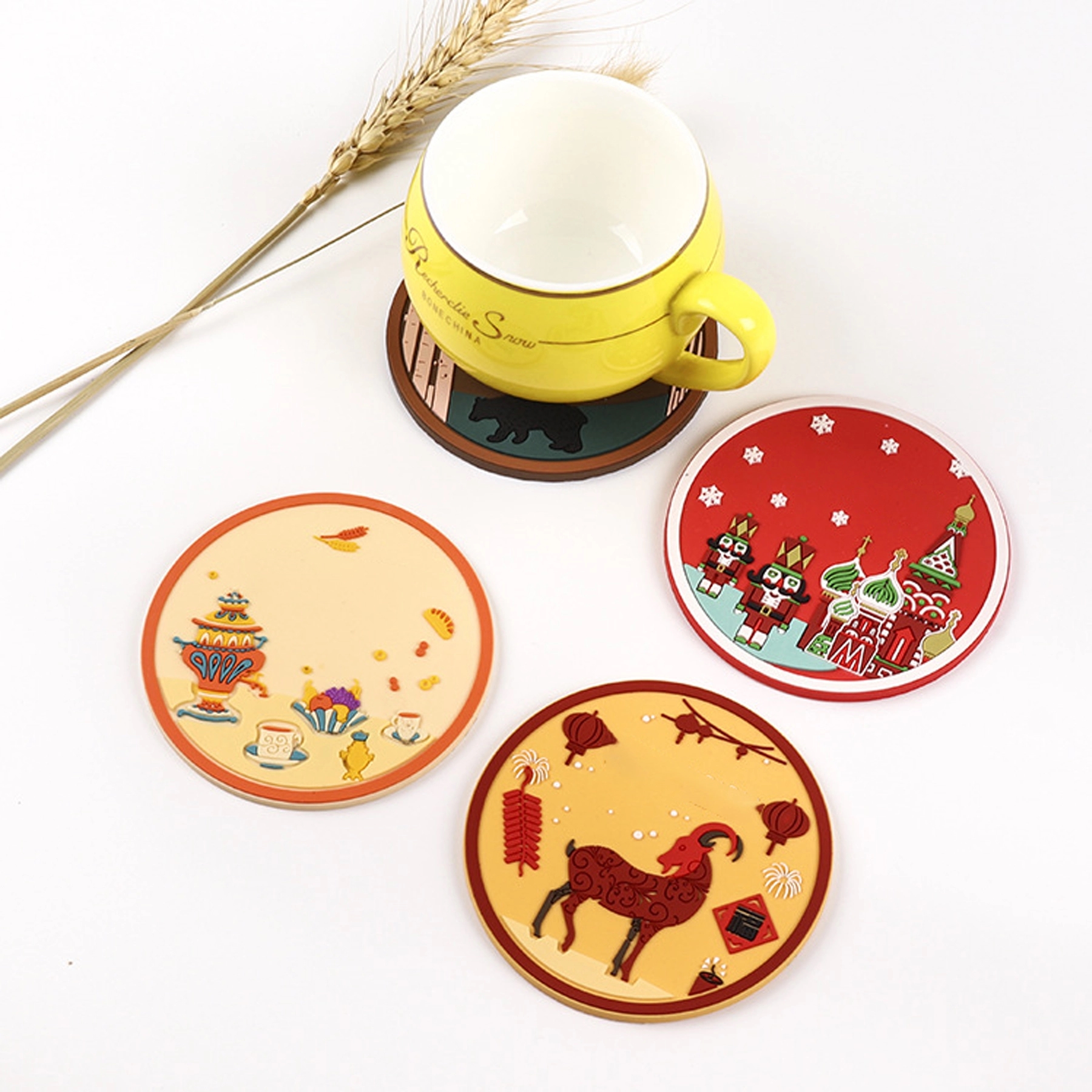 Silicone Round Coaster 2