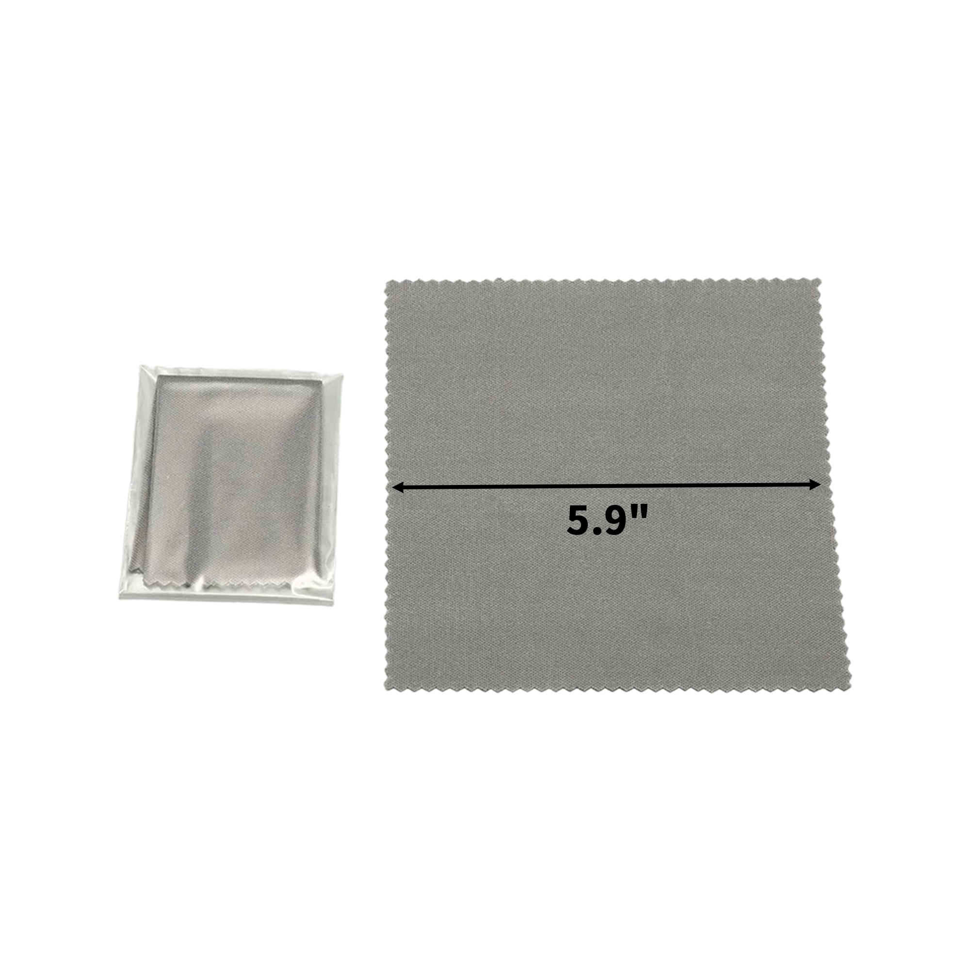 Microfiber Lens Cleaning Cloth With PVC Case 5.9" x 5.9" 7