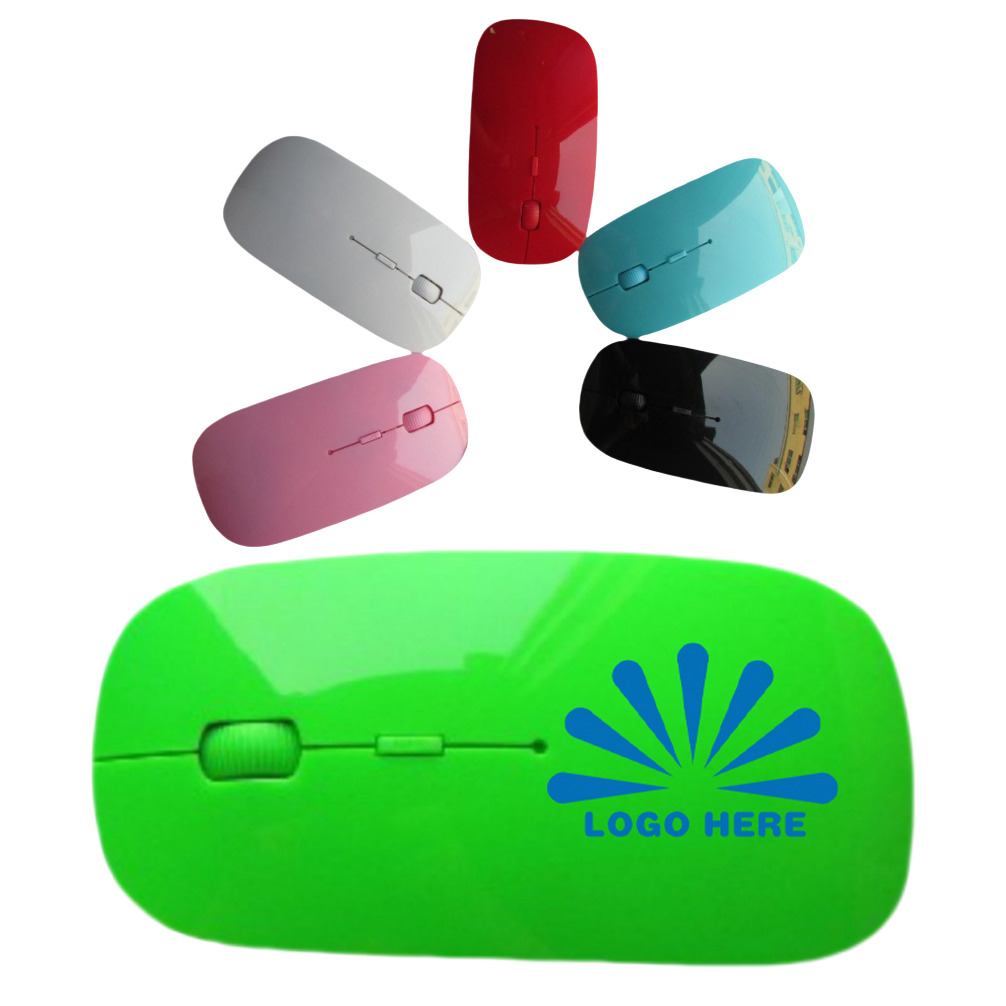 Portable 2.4G Wireless Optical Mouse MOQ20 1