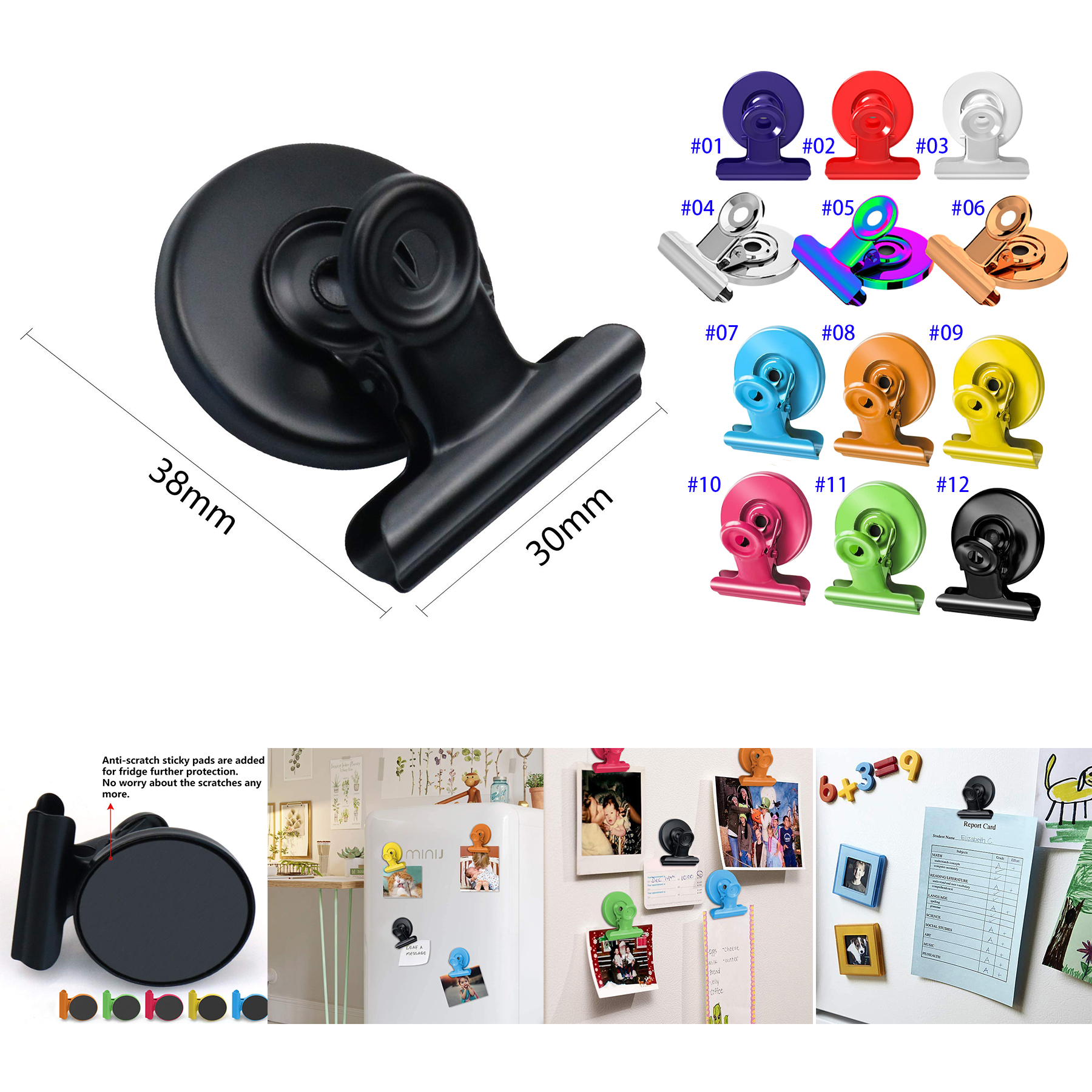 Refrigerator Magnets Magnetic Clips 2