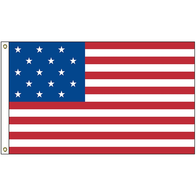Star Spangled 3' x 5' Cotton Flag 2