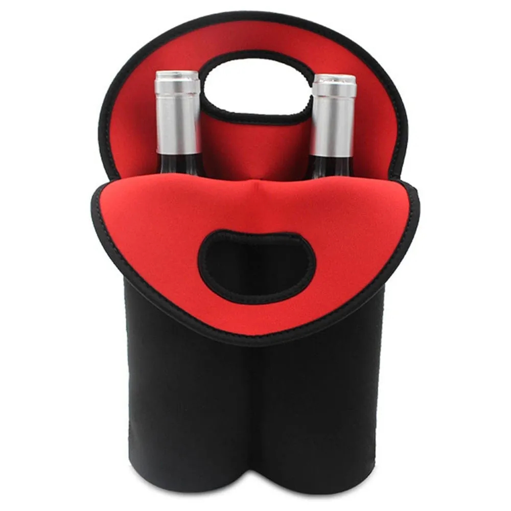 Neoprene Wine Bottle Tote 3