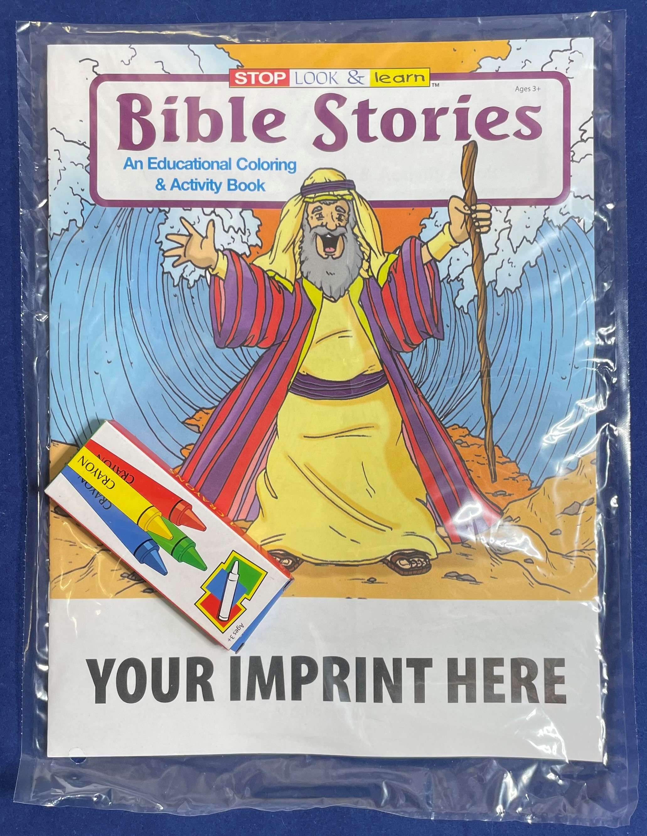 COLORING SET - Bible Stories Coloring Book Fun Pack 2