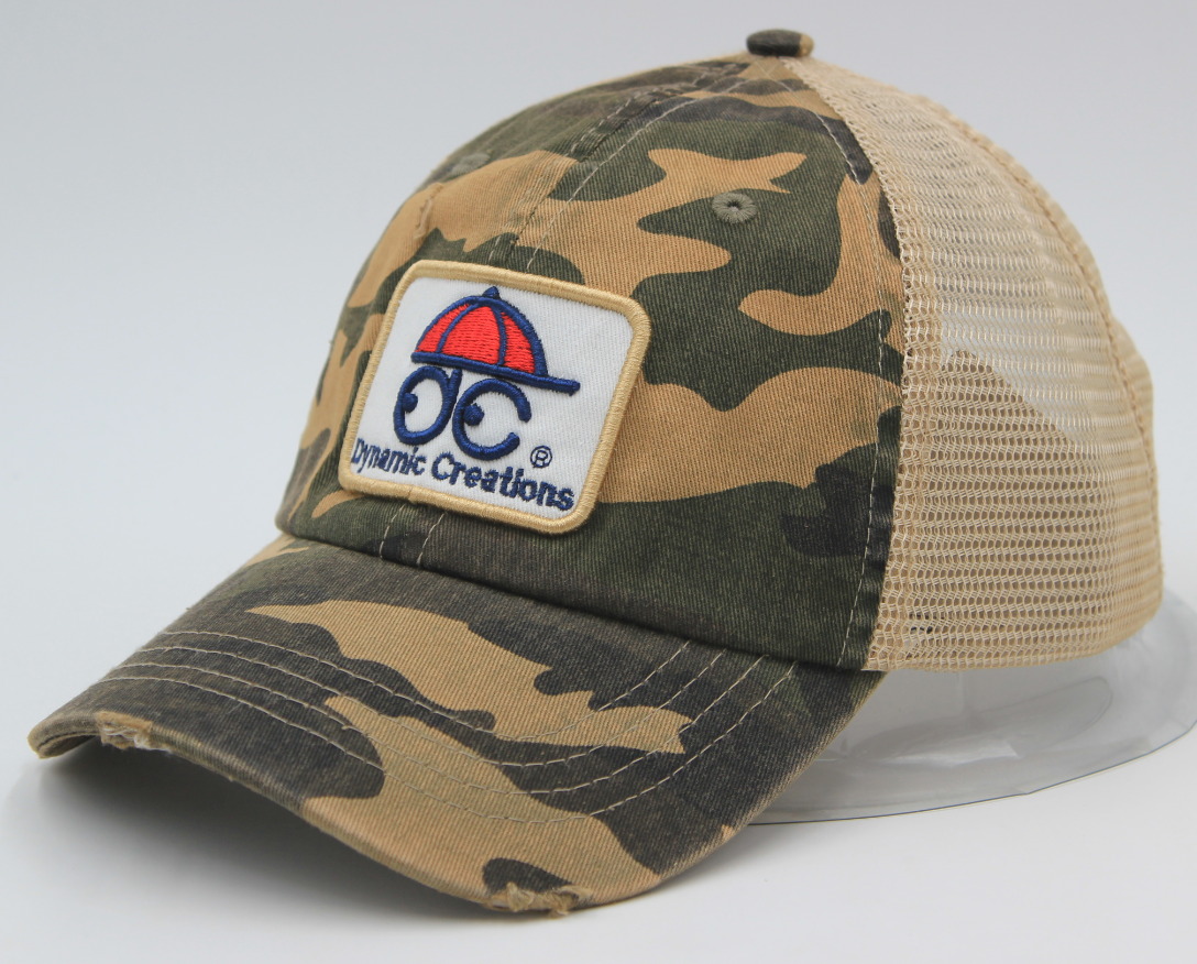 Trucker ca6 Panel Washed Pigment Dyed Soft Mesh Back