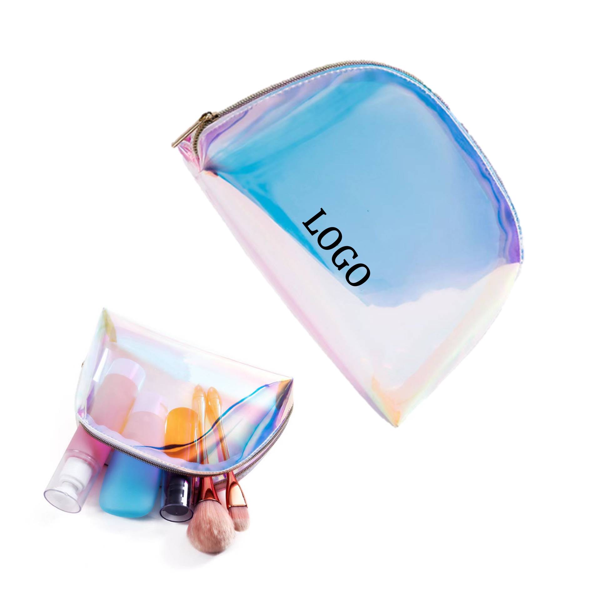 Clear Holographic Travel Makeup Bag 3