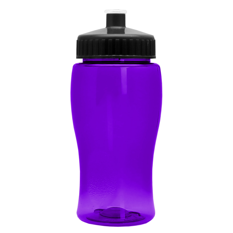 Poly-Pure Jr. - 18 oz. Transparent Bottle with Push pull 29