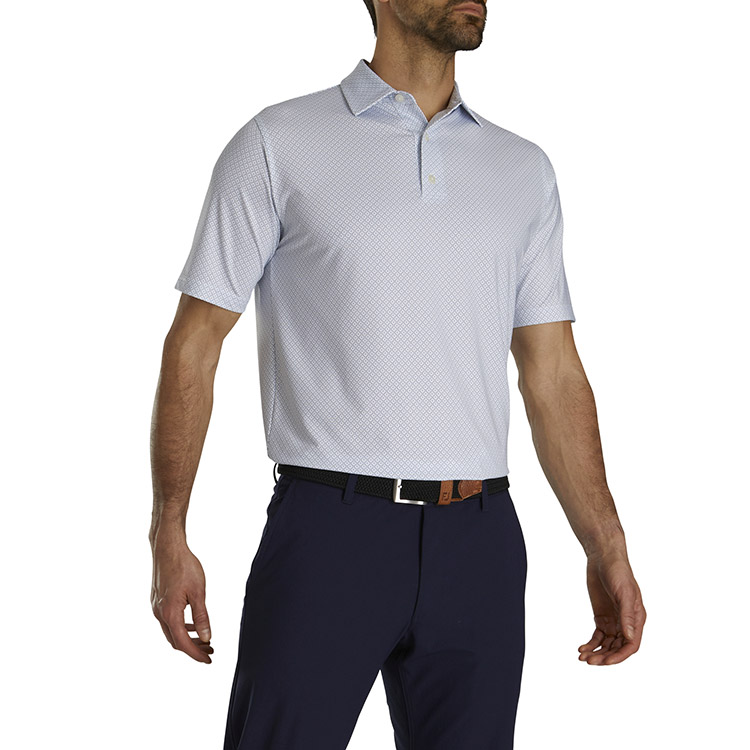 FootJoy Dot Geo Print Lisle Polo 6