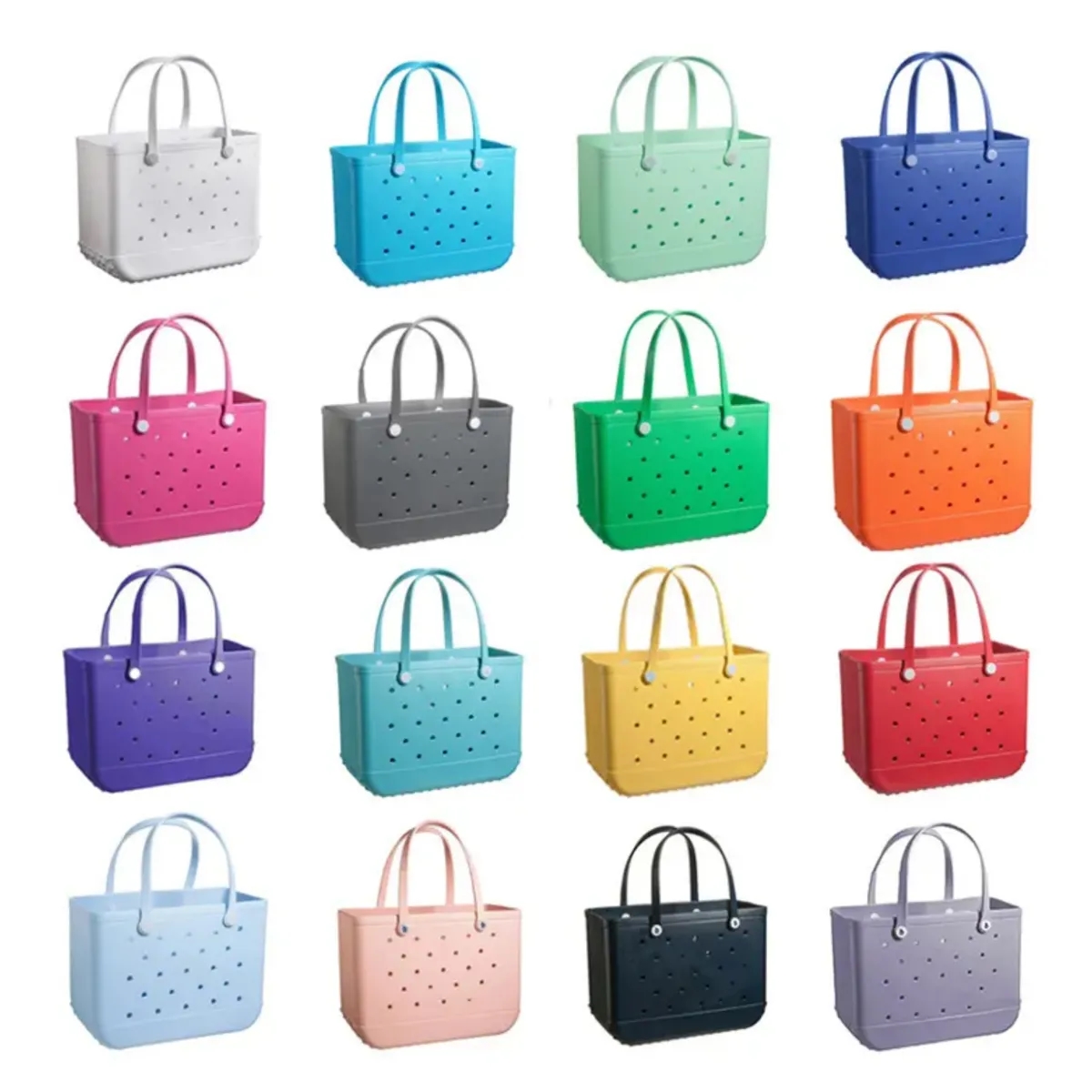 Large Capacity EVA Perforated Beach Tote Bag With Handles 5