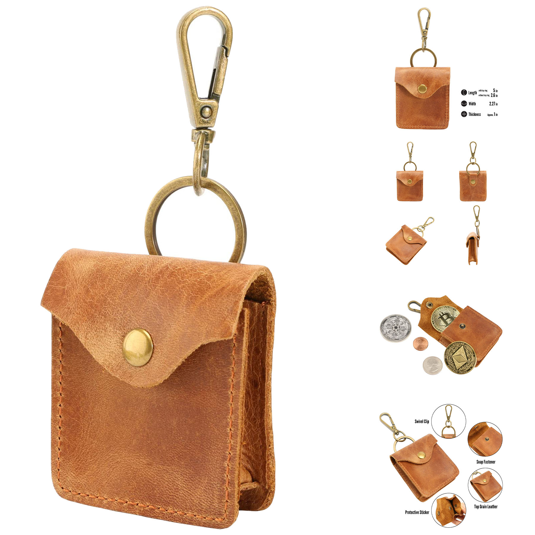 Leather Coin Pouch 2