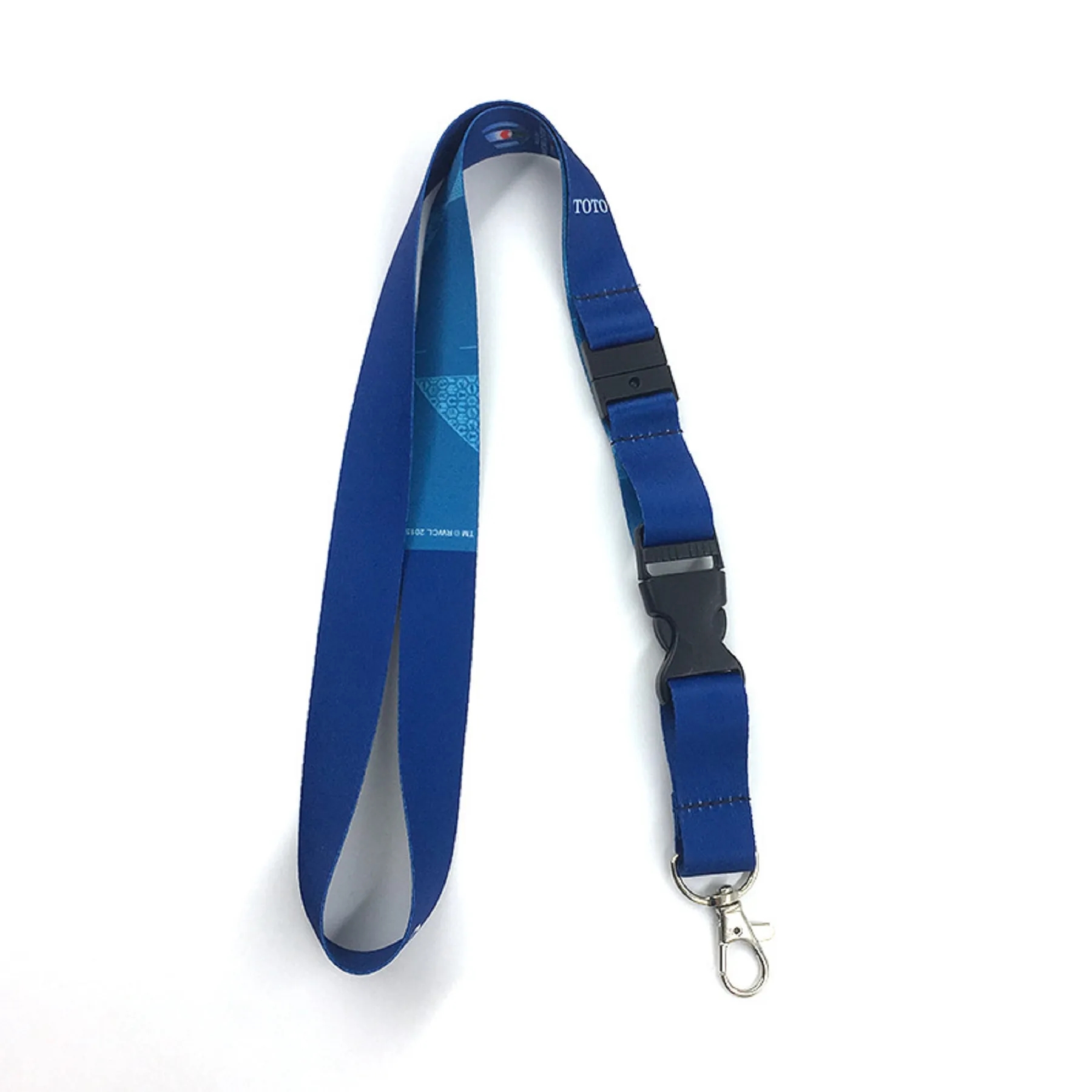 Polyester Safety Breakaway Lanyard with Keychain 2