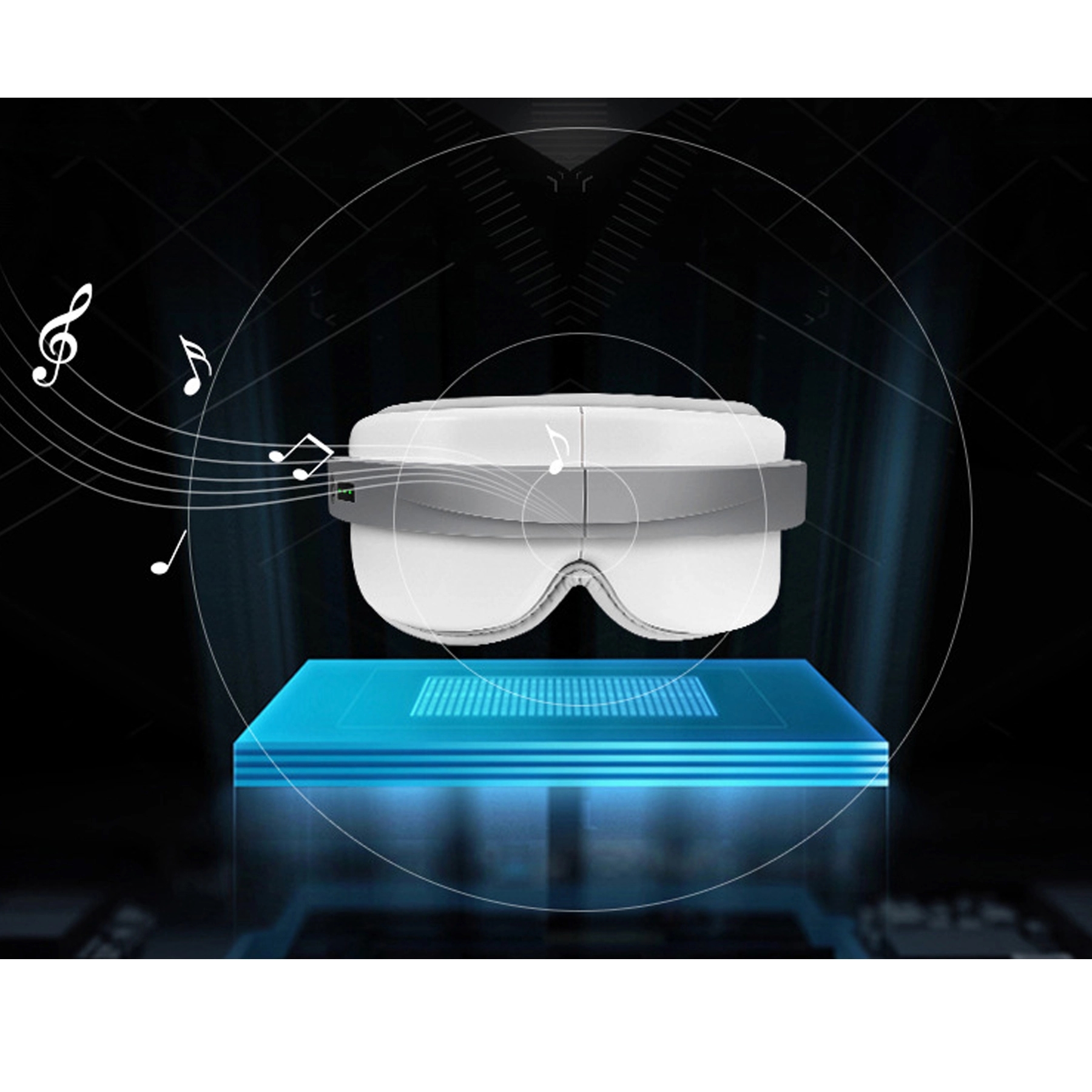 Stress Relief Electric Eye Massager Wireless Mask Heated 6