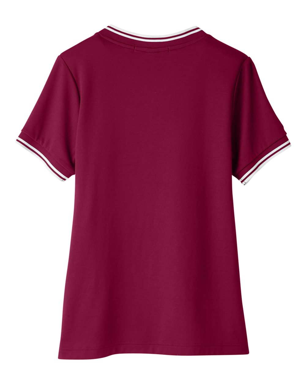 Women's CrownLux Performance® Plaited Tipped V-Neck Shirt - DG20CW 10