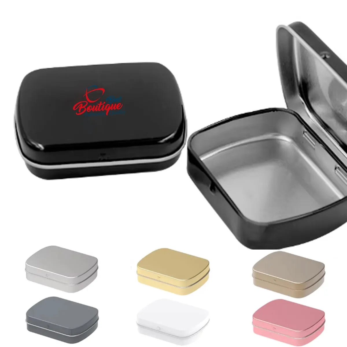 Small Portable Metal Mini Rectangular Box 2